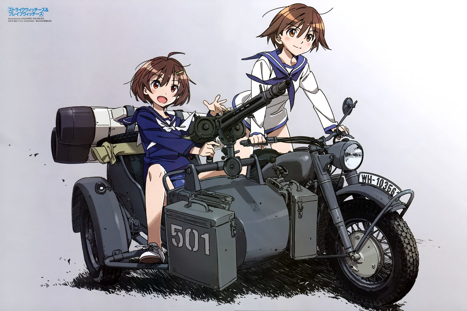 1080P, Yoshika Miyafuji, Anime, Hikari Karibuchi, Brave Witches, HD Wallpaper