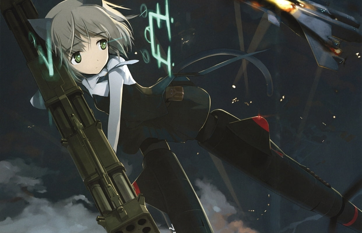 x, hot, art, illustrations, ears, teen, anime, hd, strike, animal, Strike Witches, witches, 480P, HD Wallpaper