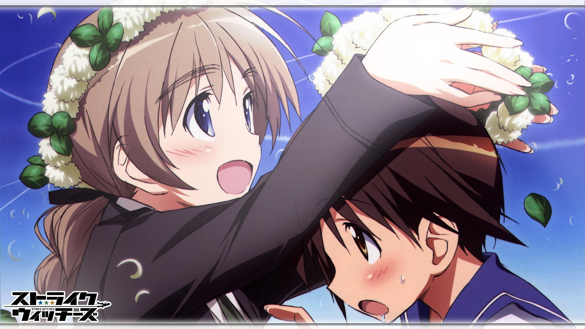 1080P, bishop, yoshika, miyafuji, anime, witches, lynette, strike, HD Wallpaper