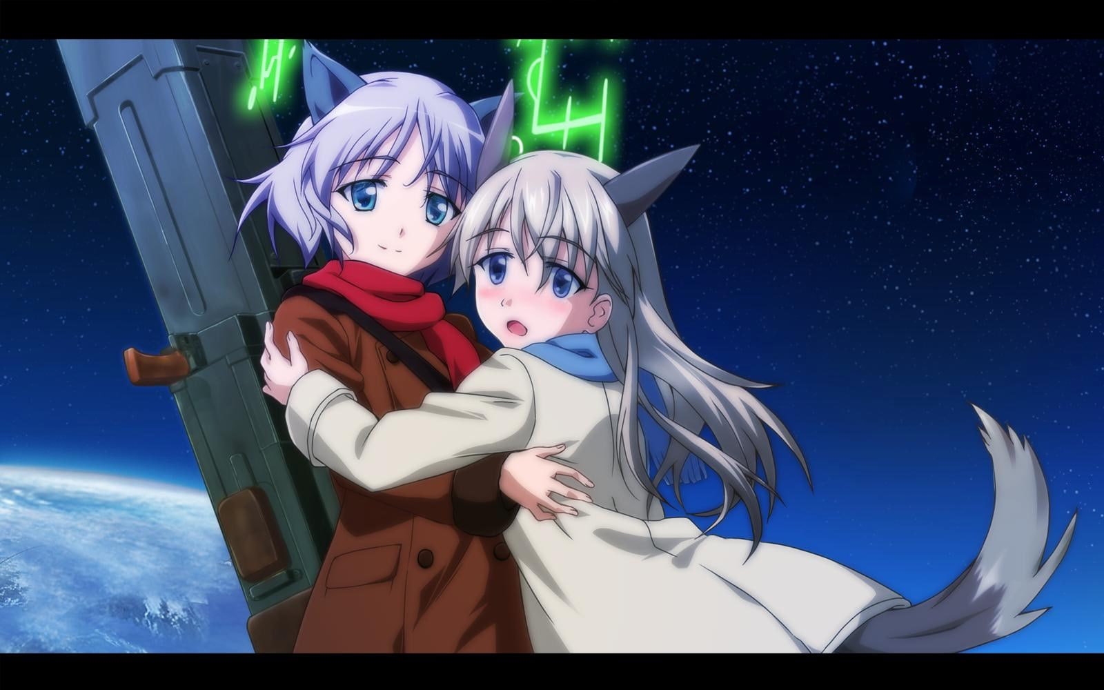 real people, fear, three quarter length, portrait, lifestyles, spooky, horror, auto post production filter, women, looking at camera, strike witches, sky, HD Wallpaper