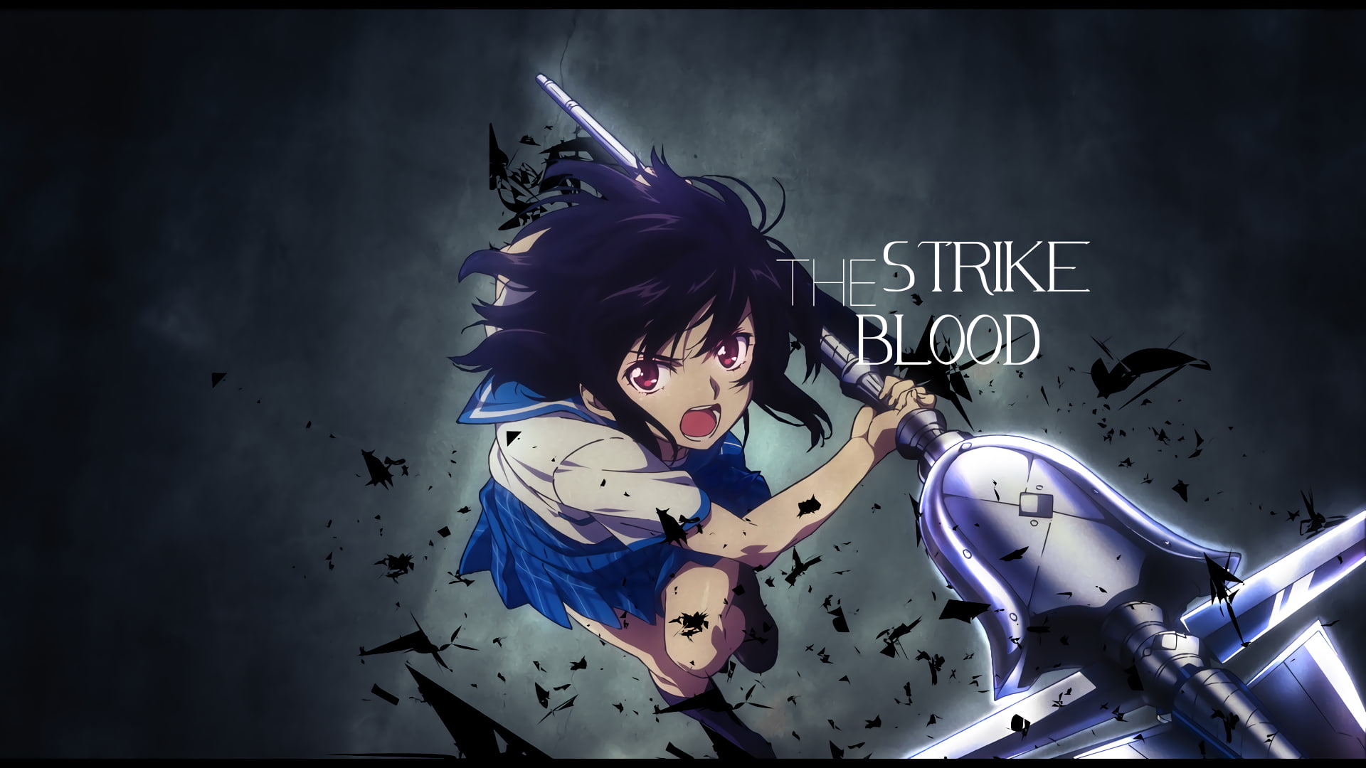 Strike the Blood, 1080P, Himeragi Yukina, anime girls, HD Wallpaper