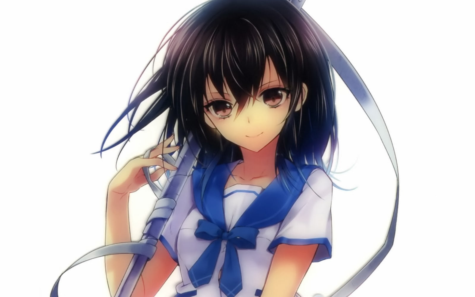 Strike the Blood, anime girls, hairstyle, bangs, portrait, one person, cut out, young women, indoors, representation, real people, glasses, women, studio shot, HD Wallpaper