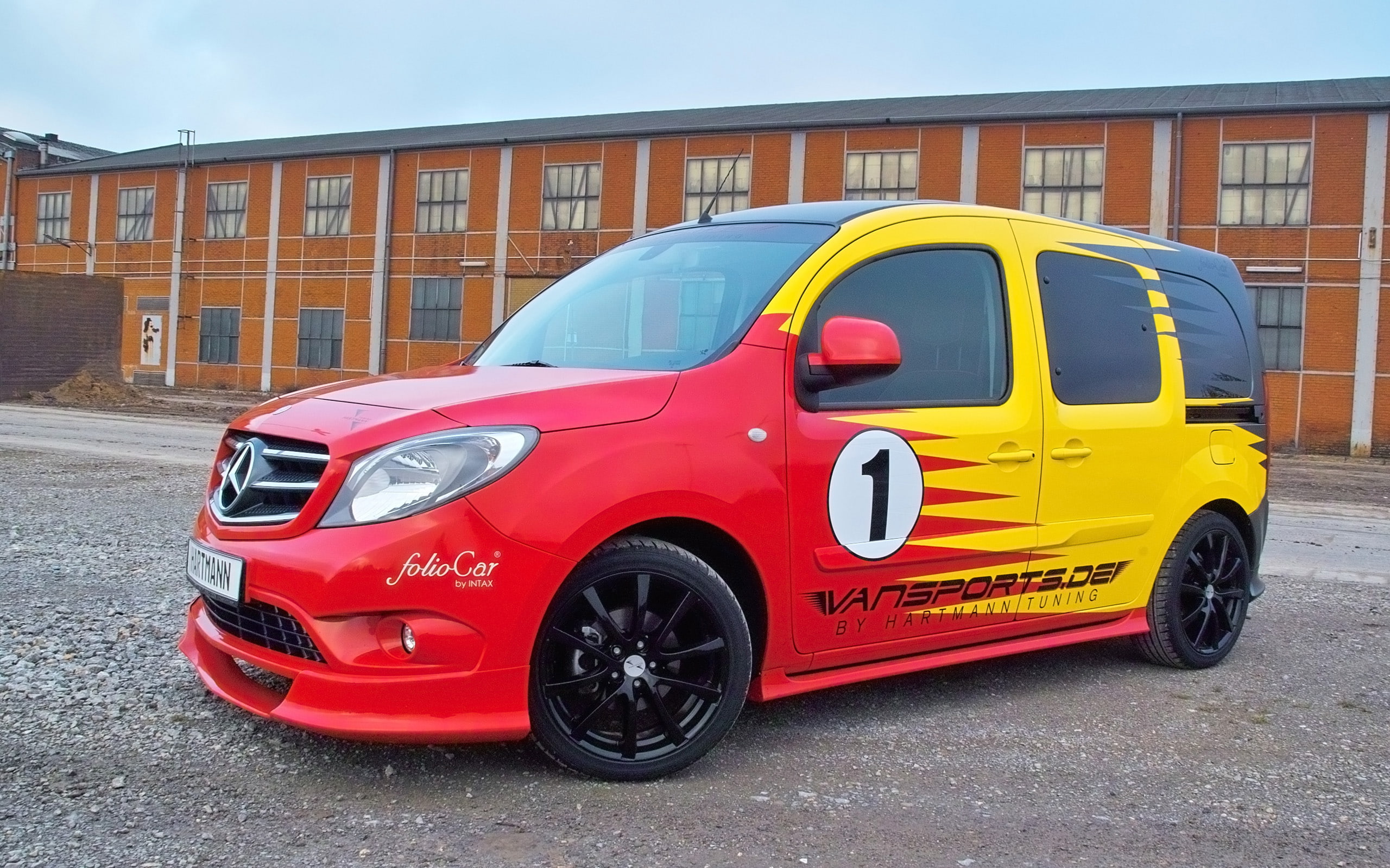 benz, vansports, hartmann tuning, 2K, tuning, 2014, citan, van, mercedes, HD Wallpaper