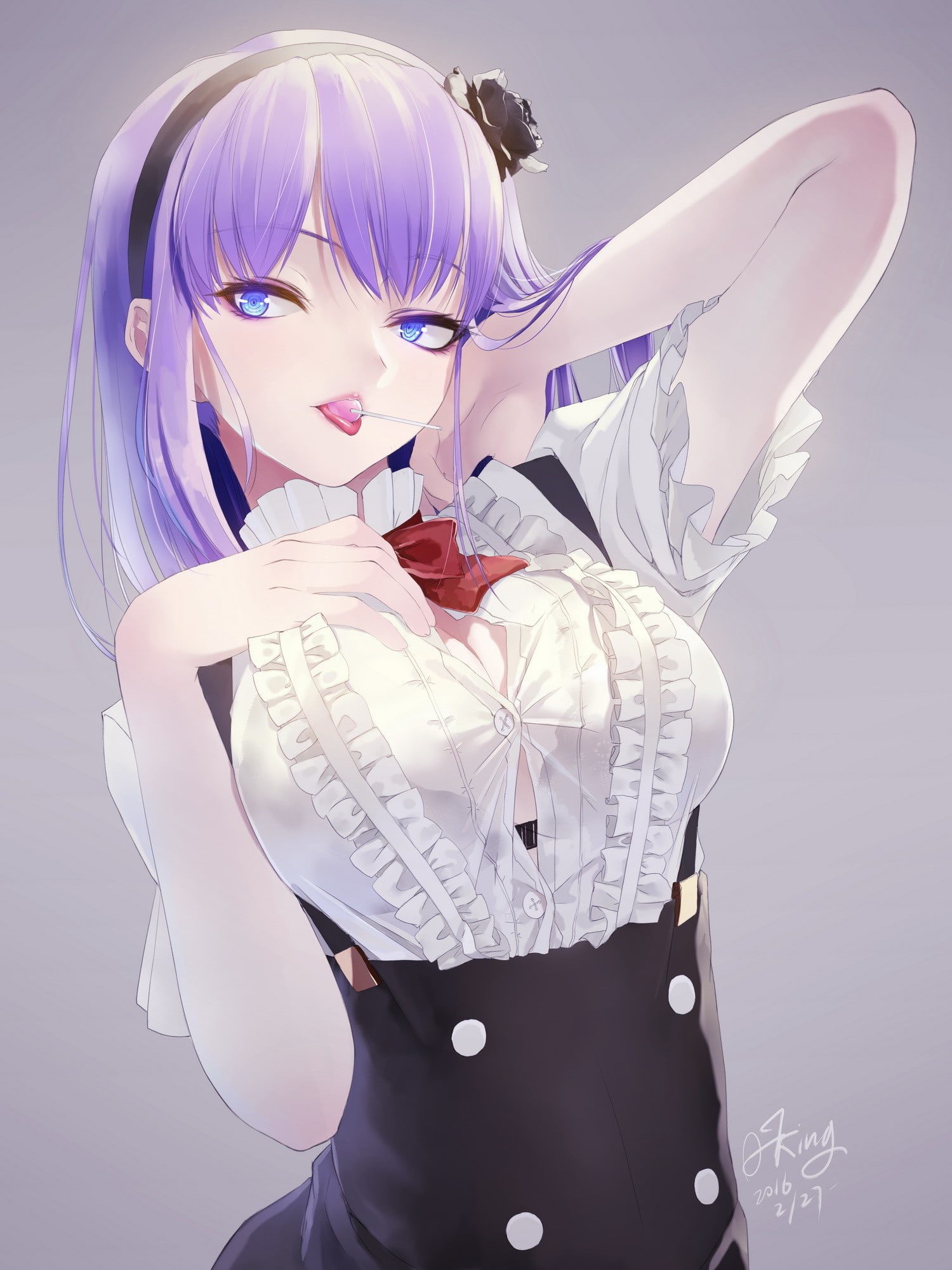 1080P, Shidare Hotaru, anime girls, Dagashi Kashi, anime, Phone HD Wallpaper