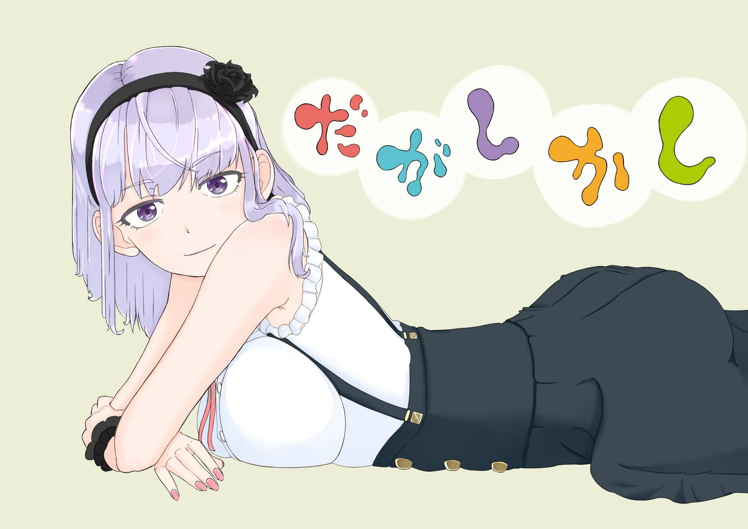 communication, dagashi kashi, digital composite, representation, females, cute, emotion, full length, one person, fun, studio shot, adult, 720P, women, HD Wallpaper