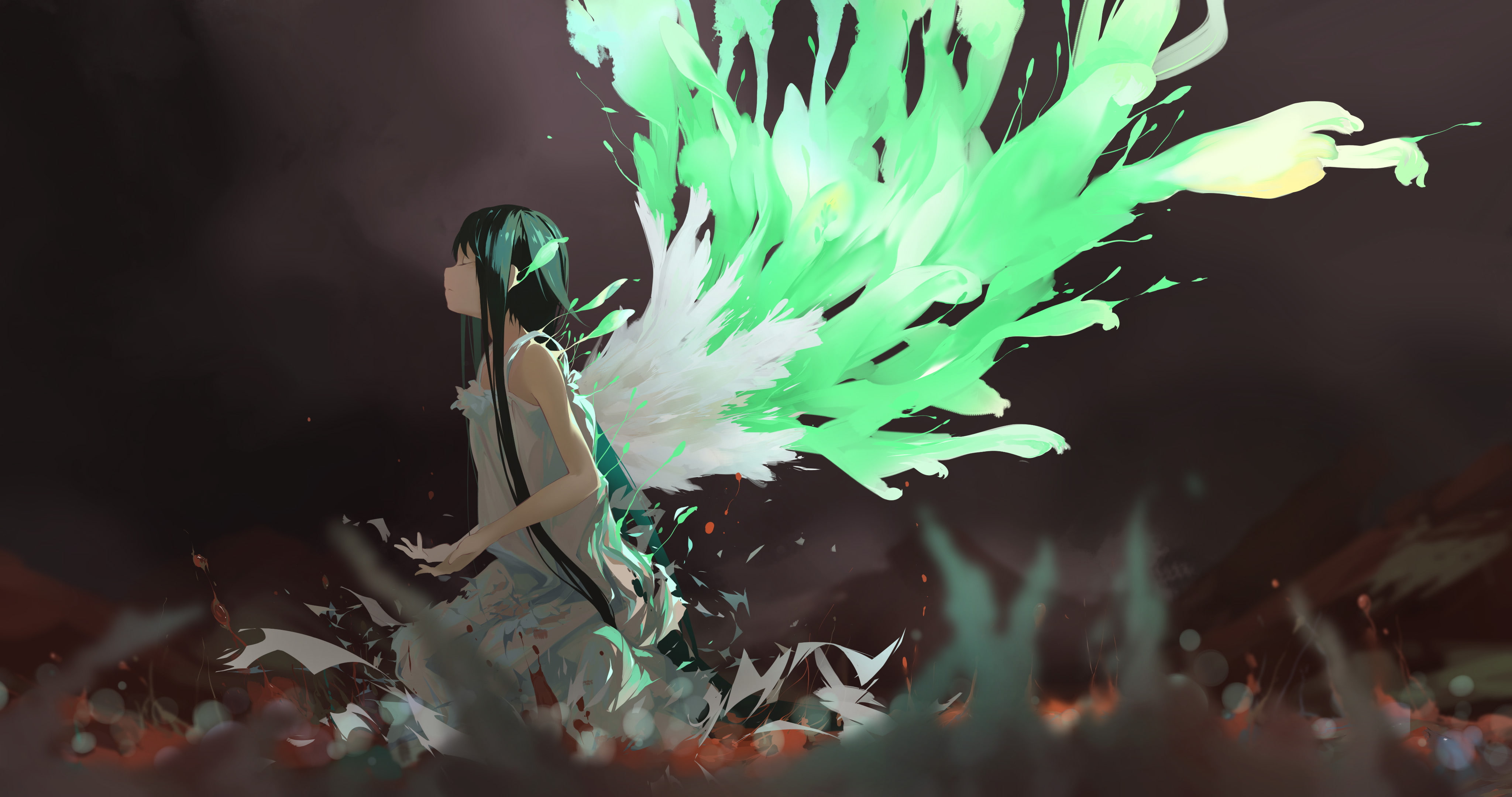 Saya (Saya No Uta), 4K, Saya No Uta, Anime, HD Wallpaper
