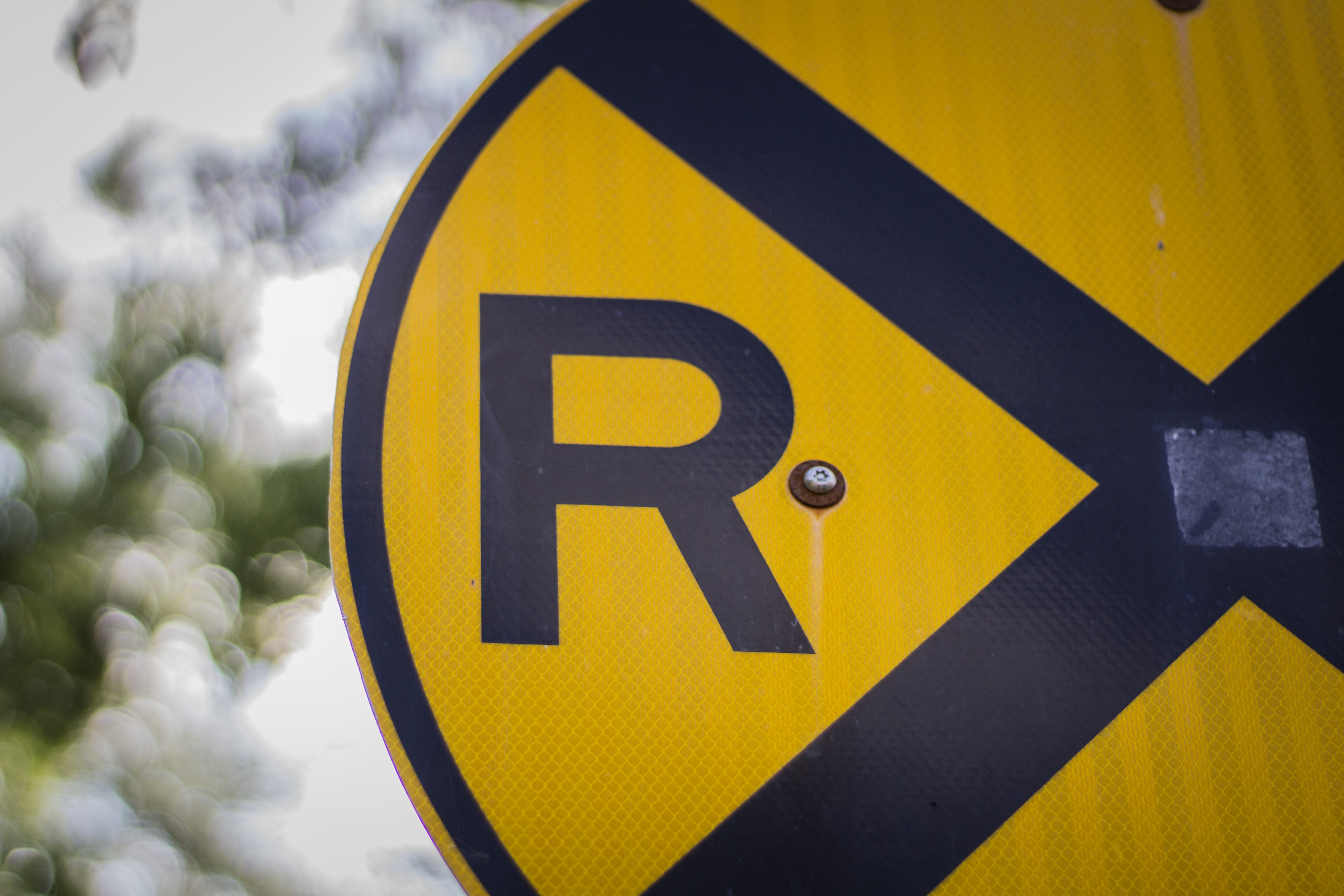 photo, railtrack, guidance, abstract, black, r, typeface, symbol, signage, cross, black color, yellow, shape, hd, nature, cropped, 5K, blue, HD Wallpaper