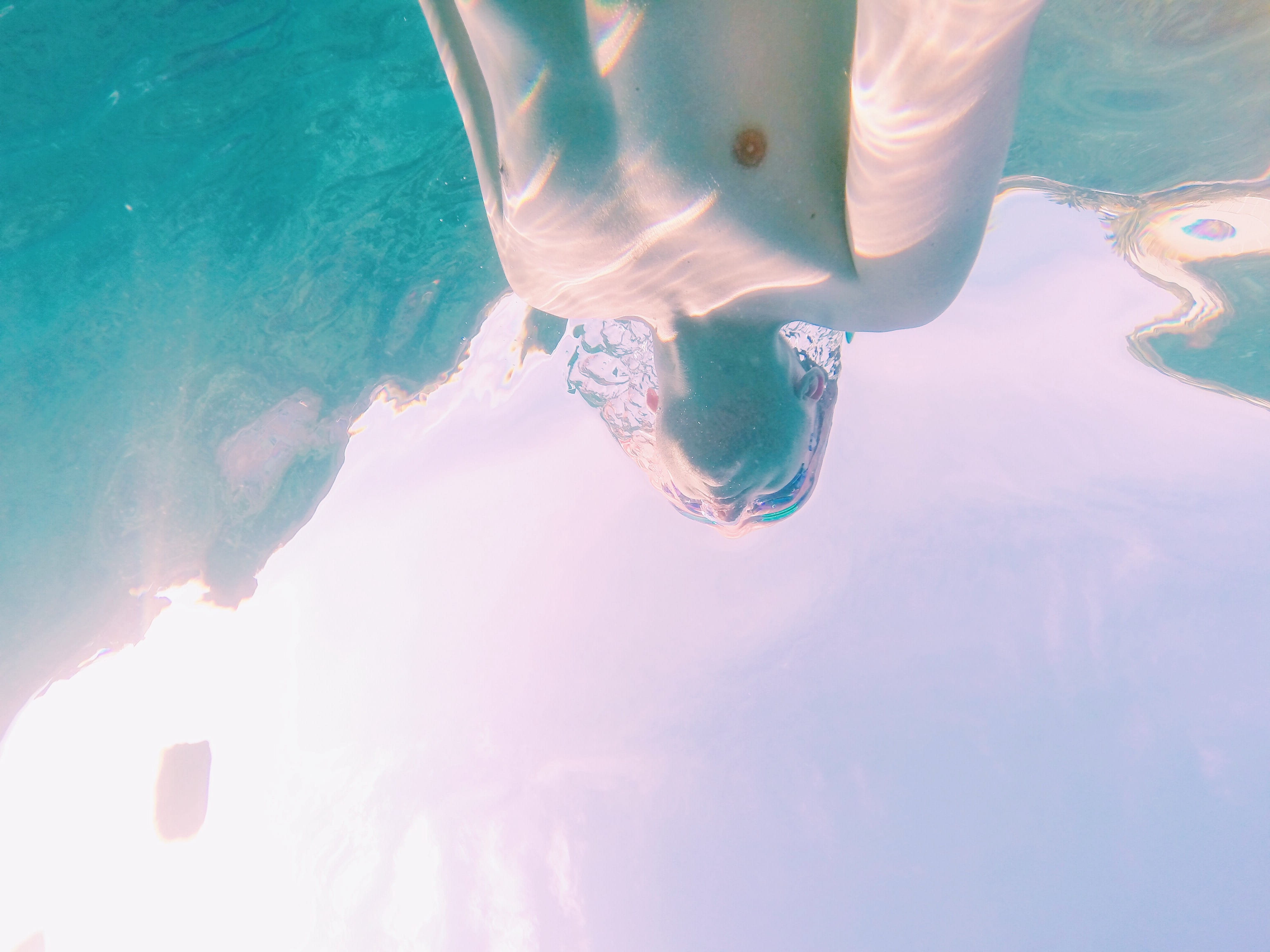 sea, outdoors, undersea, guy, sunlight, jellyfish, ultramarine, swim, marine, day, animals in the wild, person, floating on water, man, gopro, swimming, HD Wallpaper