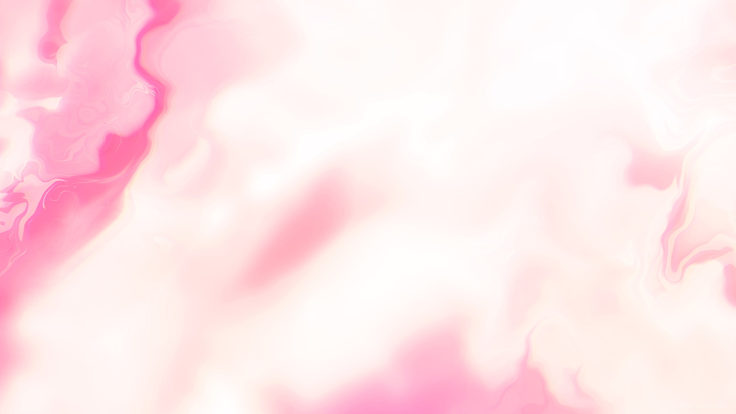 2K, Peach, Waves, Fluid, Gradient, Spectral, HD, HD Wallpaper
