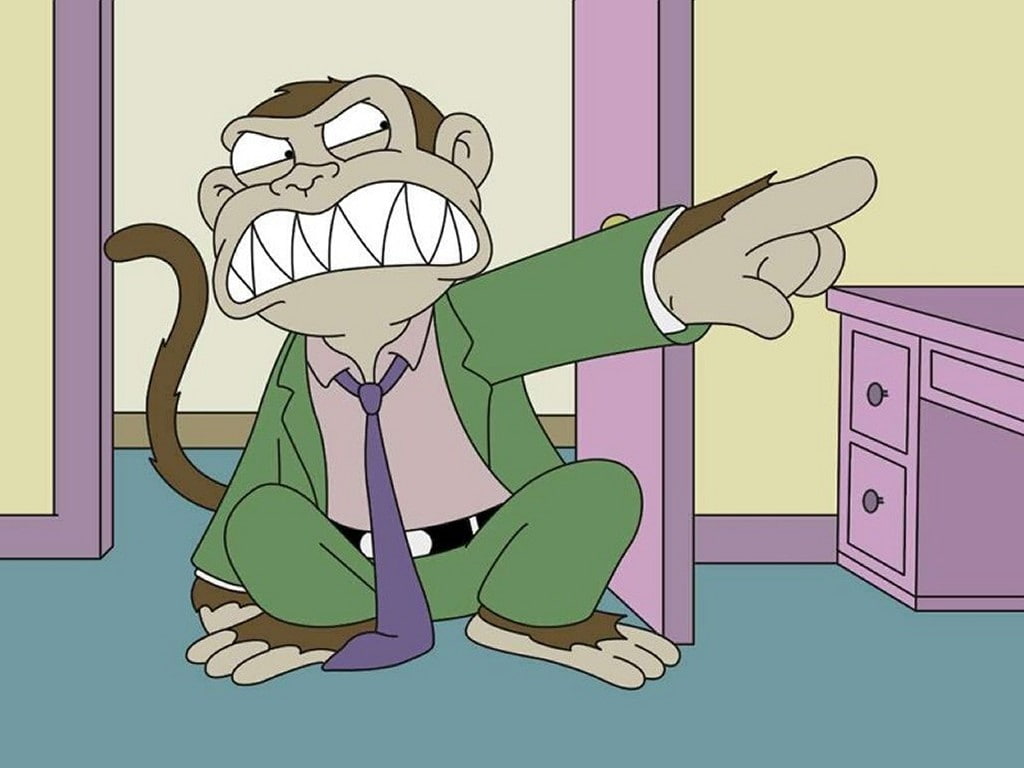 series, monkey, evil, entertainment, biz, 480P, art, hd, suit, tv, HD Wallpaper
