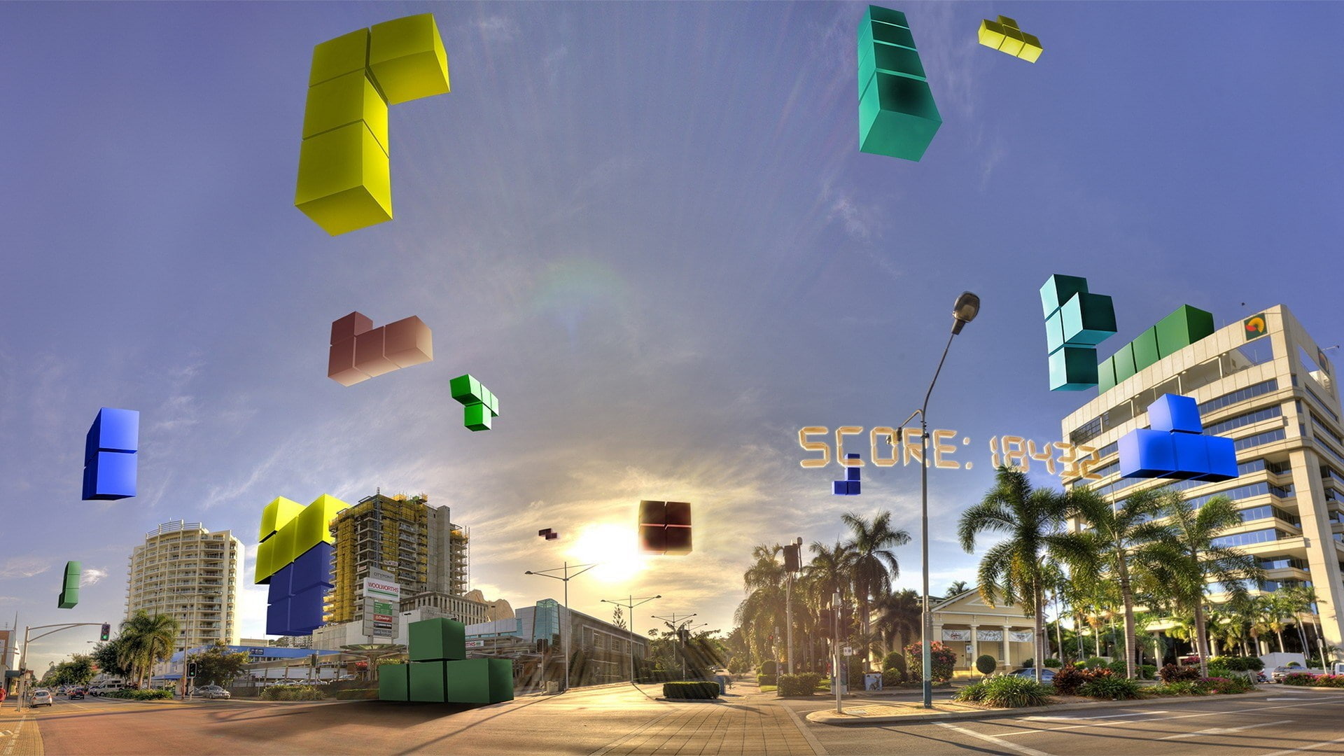 1080P, tetris, HD Wallpaper