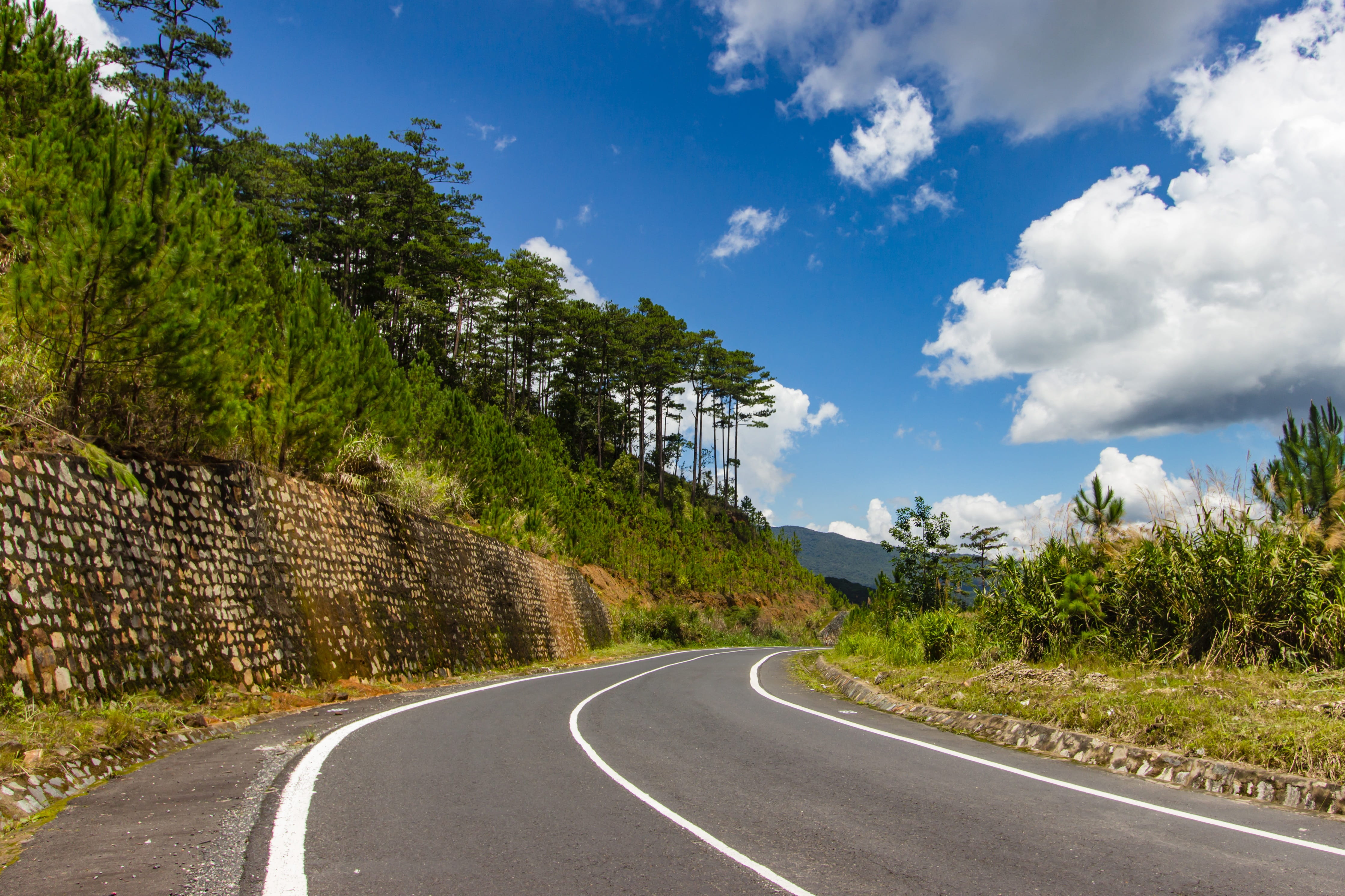 St, rural Scene, cloud - Sky, vietnam, asphalt, green Color, sky, City, non-Urban Scene, the way forward, landscape, marking, symbol, transportation, Hard, HD Wallpaper
