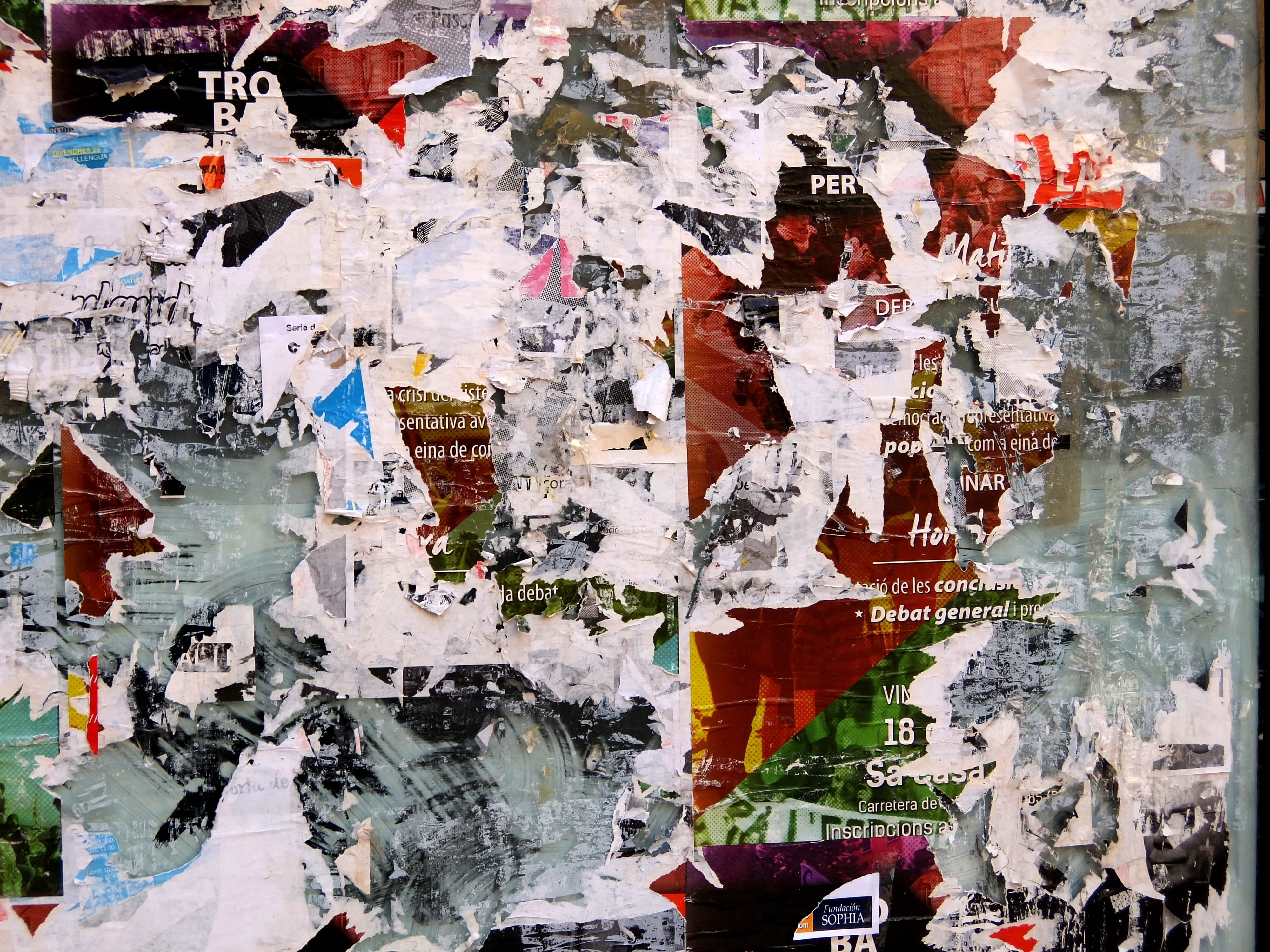 architecture, close-up, wall - building feature, abstract, messy, textured effect, built structure, weathered, multi colored, textured, creativity, snippets, HD Wallpaper