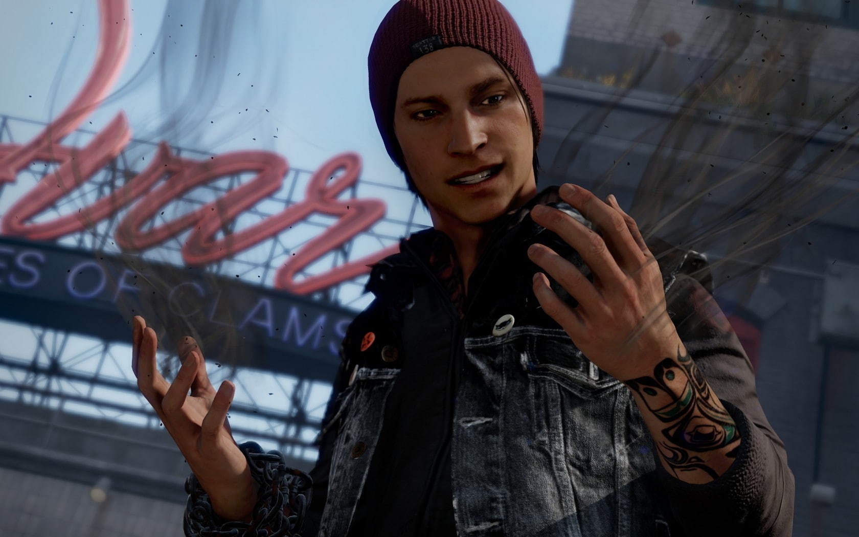 dog, watch, second, 720P, son, infamous, video, game, HD Wallpaper