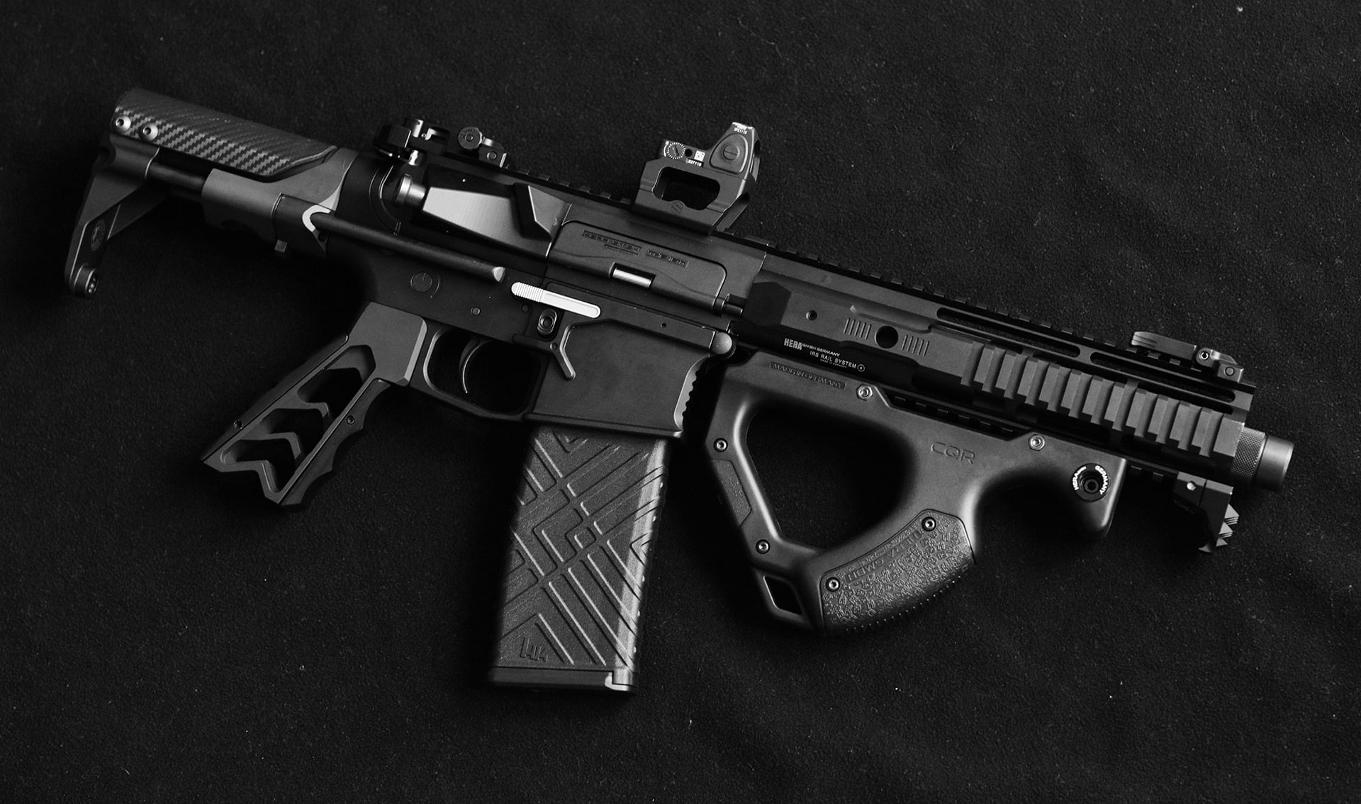 weapons, AR15, background, SBR, 1080P, HD Wallpaper