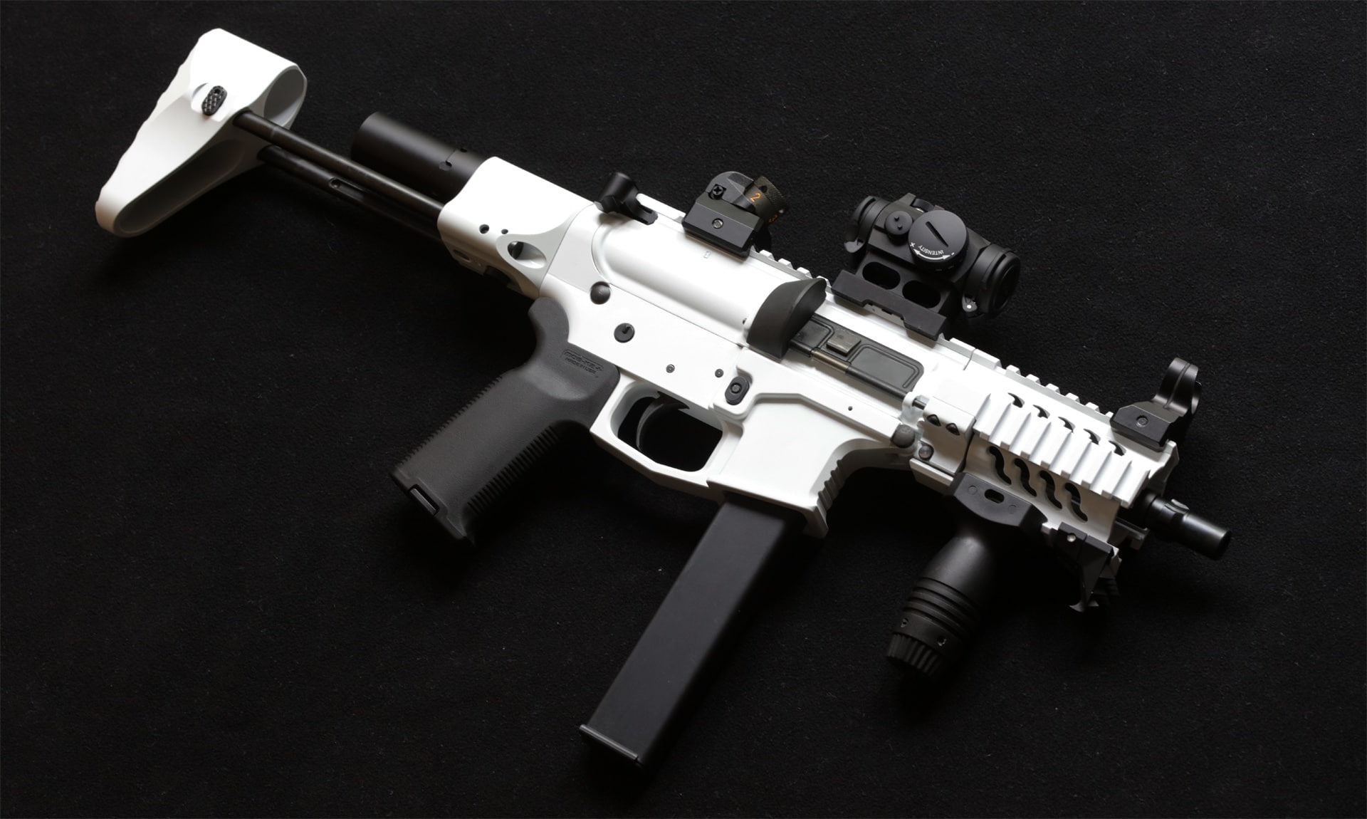 9mm, background, 1080P, weapons, AR15, HD Wallpaper
