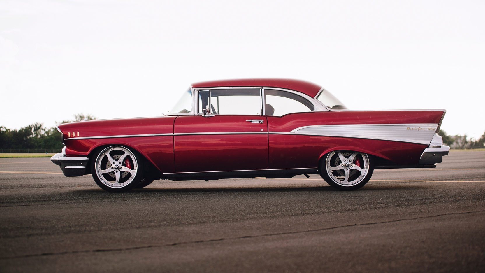 1957, bel, chevrolet, 720P, cars, air, mod, resto, HD Wallpaper