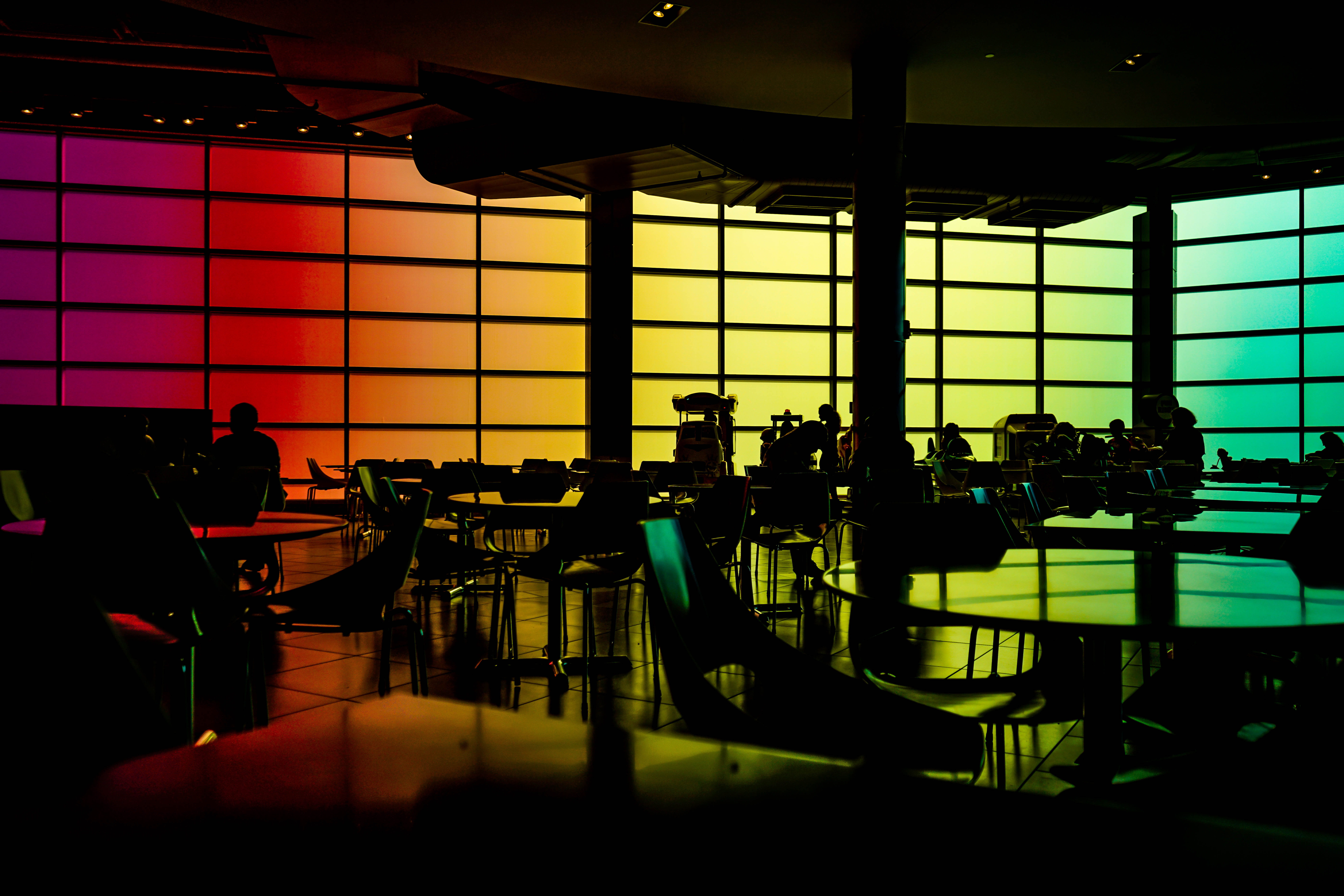 seat, people, reflection, set, photo, light panels, men, real people, resto, empty, inside, bar, 8K, indoors, table, architecture, business, sony, chicago, HD Wallpaper
