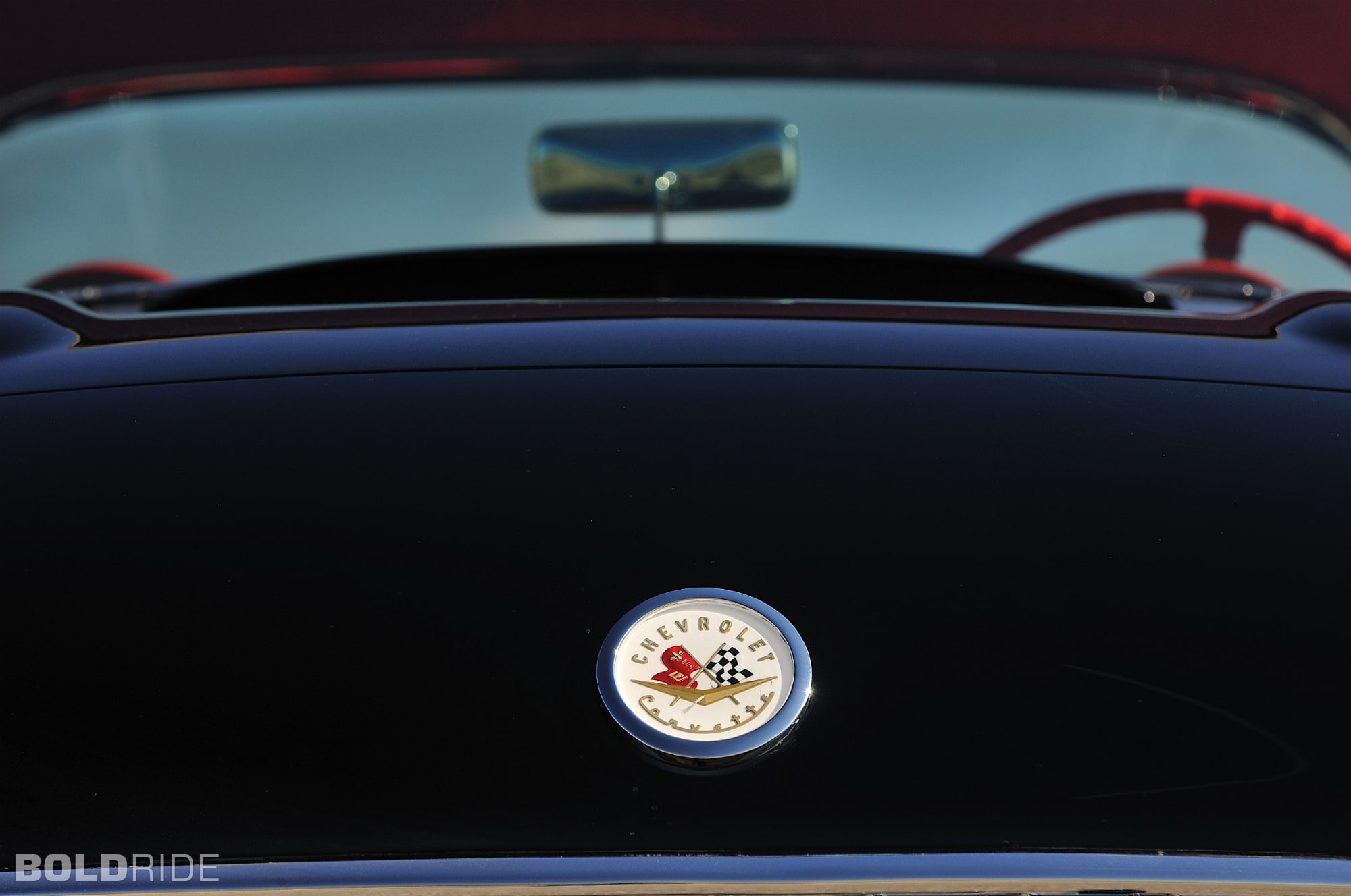 muscle, mod, resto, retro, corvette, 1956, supercar, chevrolet, 1080P, HD Wallpaper
