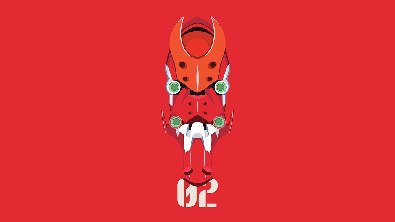 Neon Genesis Evangelion, EVA Unit 02, 720P, HD Wallpaper