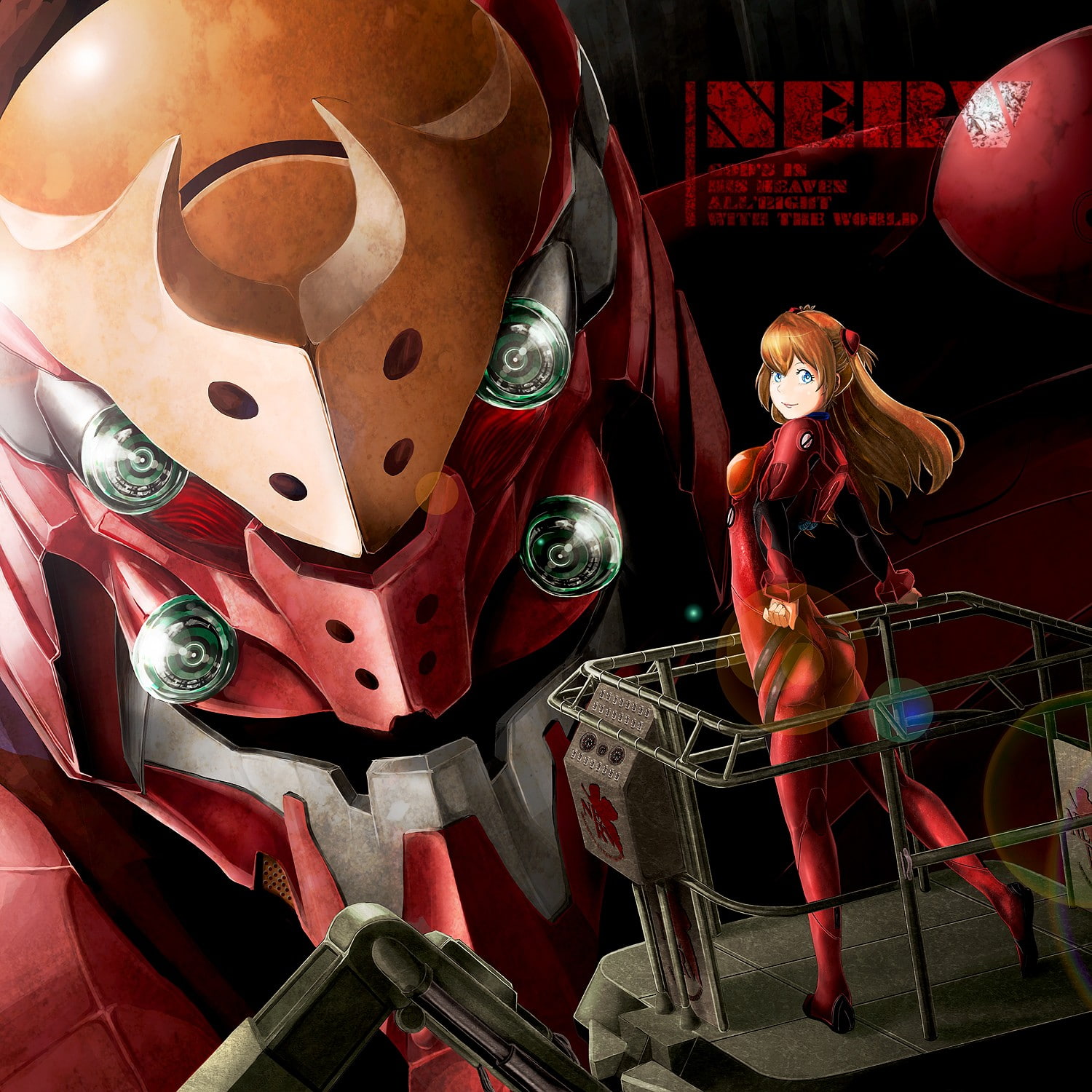 Neon Genesis Evangelion, anime girls, EVA Unit 02, Asuka Langley Soryu, 720P, Phone HD Wallpaper