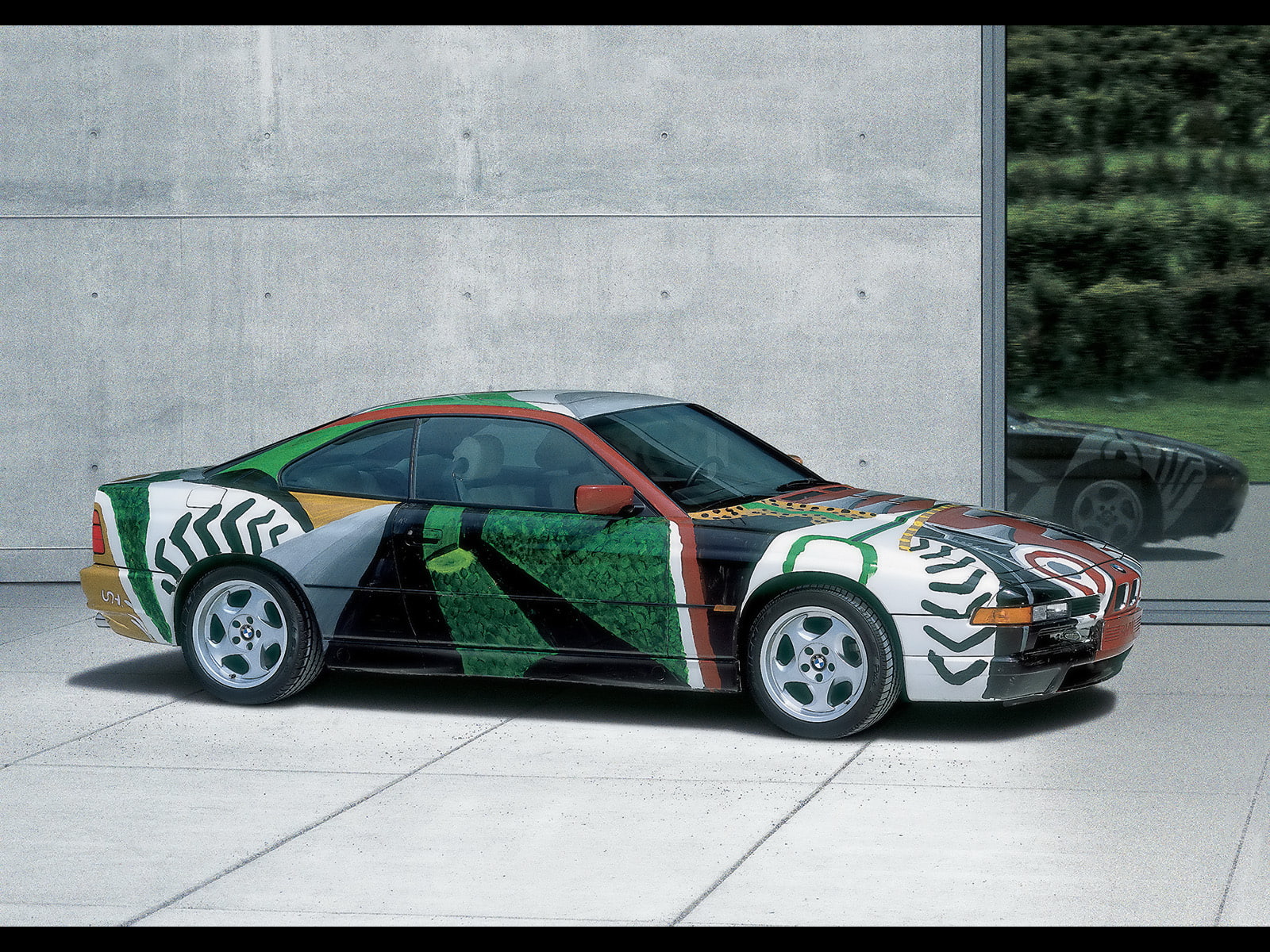 cars, david, bmw, csi, art, hockney, 720P, car, HD Wallpaper