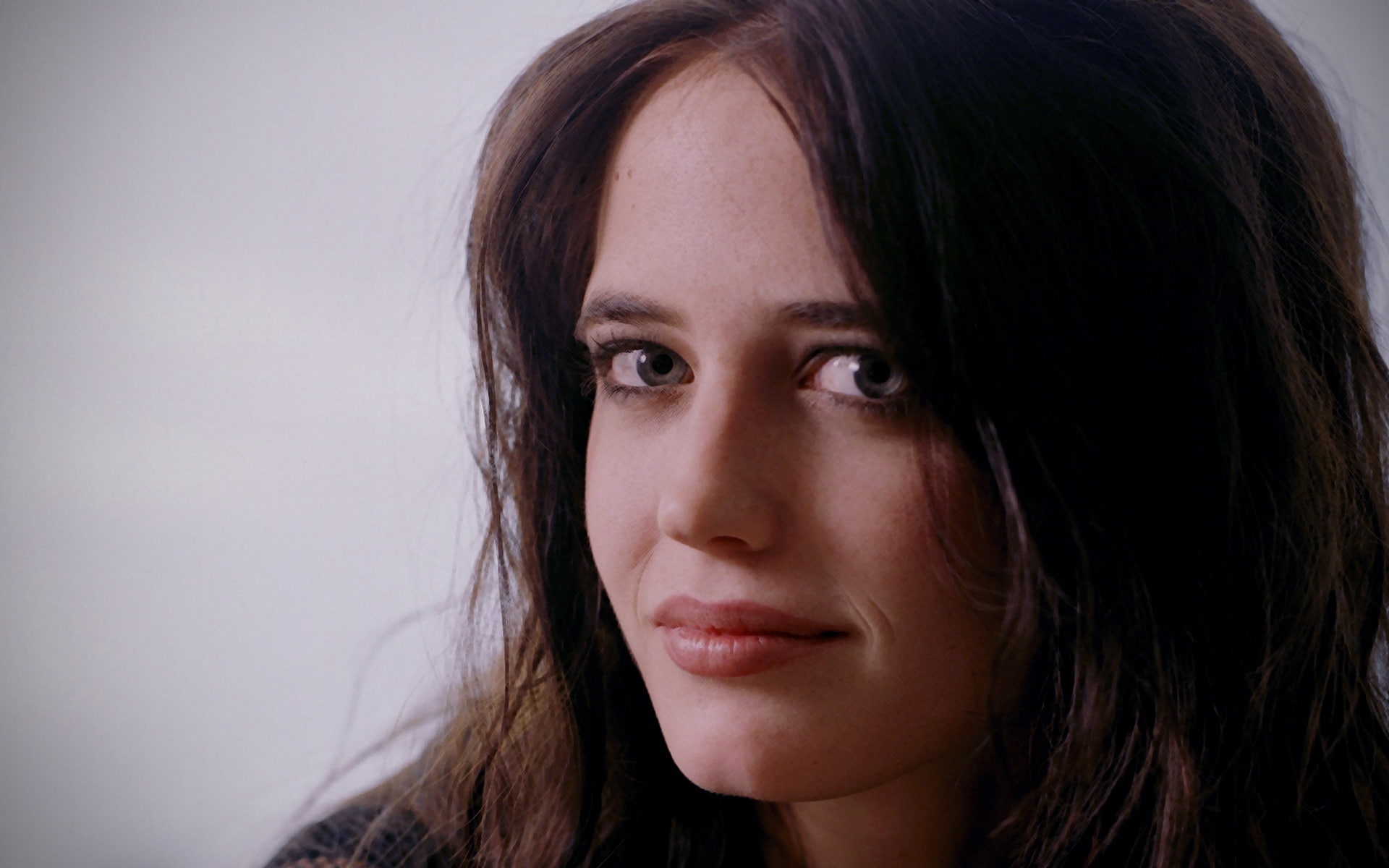 actress, 1080P, brunette, model, face, Eva Green, look, HD Wallpaper