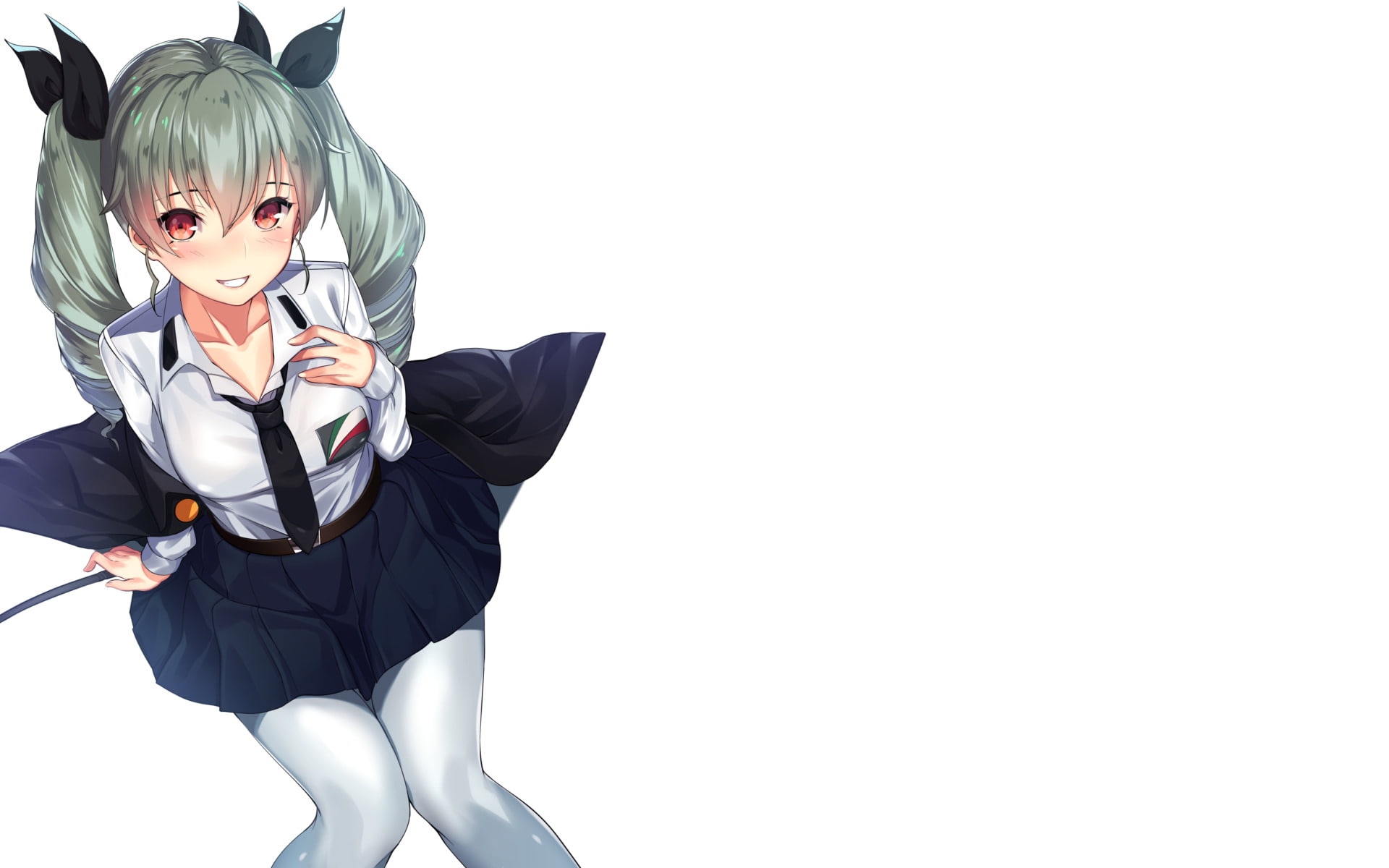 1080P, Anime, Anchovy (Girls und Panzer), Girls und Panzer, HD Wallpaper