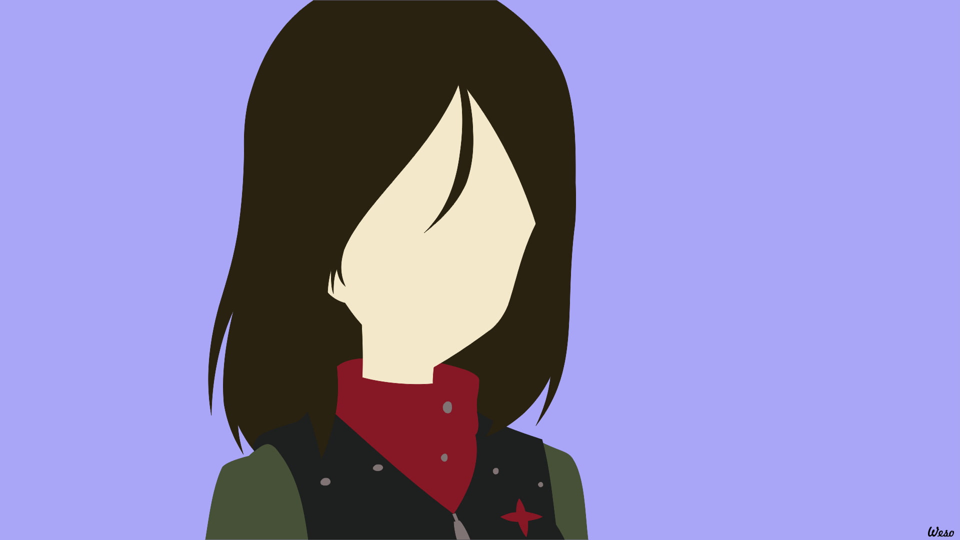 Nonna (Girls und Panzer), 1080P, Girls und Panzer, Anime, Minimalist, HD Wallpaper