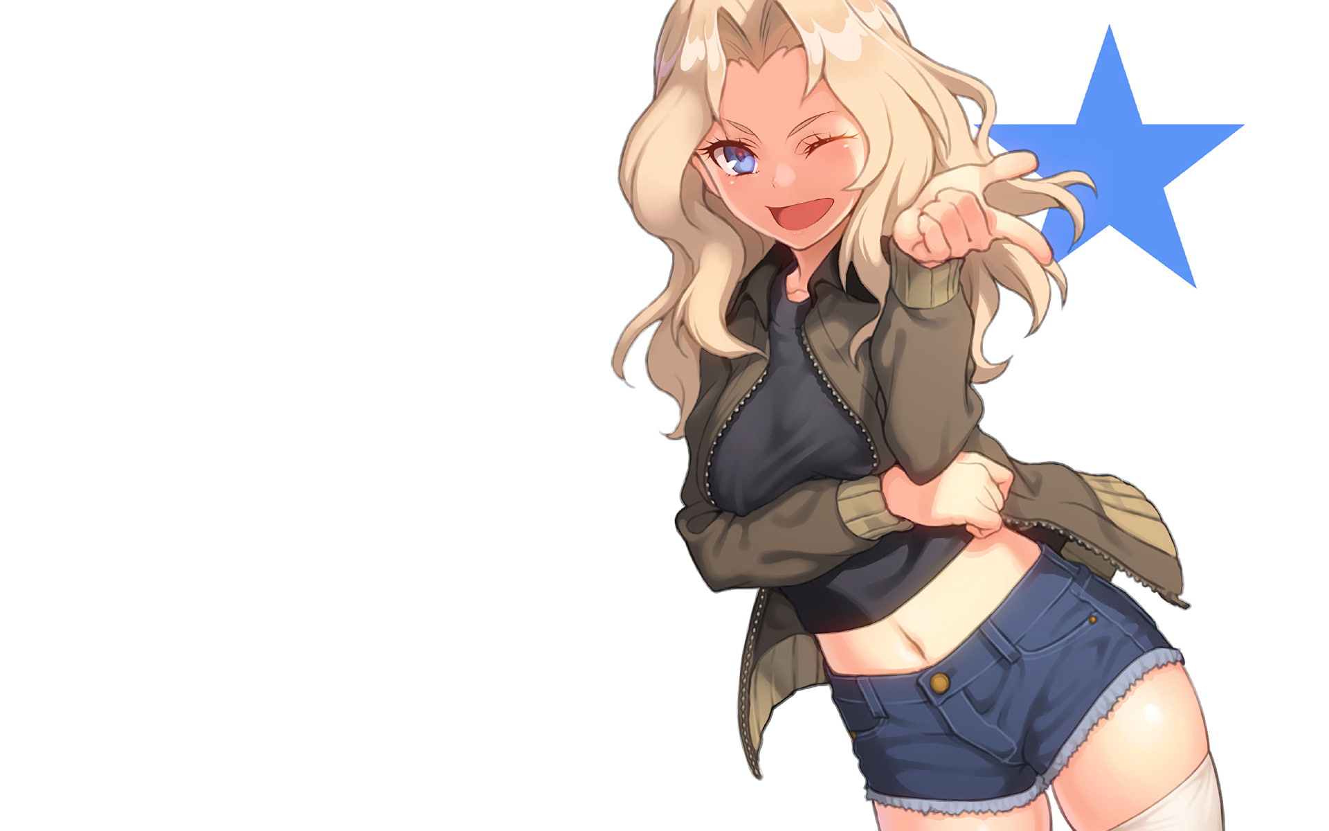 Anime, Kay (Girls und Panzer), 1080P, Girls und Panzer, HD Wallpaper
