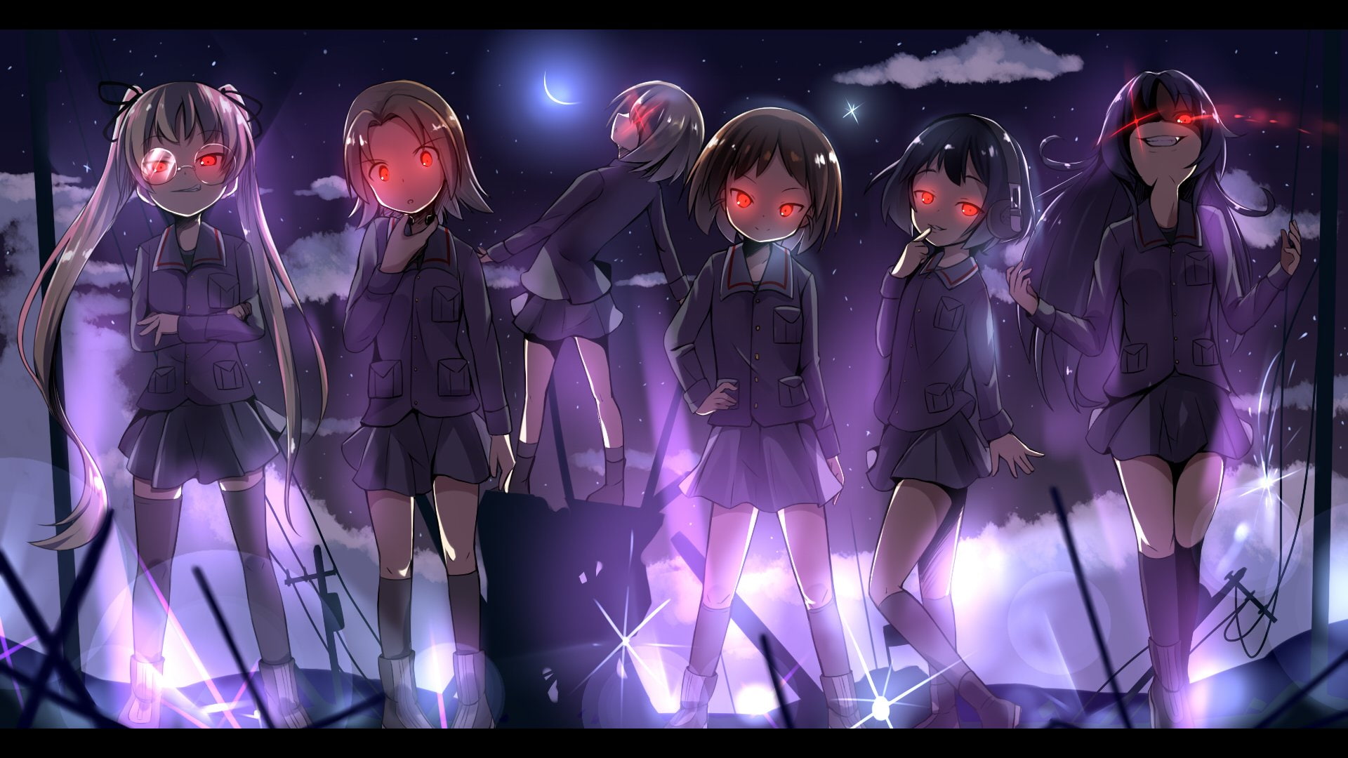 Anime, Aya Oono, Girls und Panzer, Karina Sakaguchi, Ayumi Yamagou, 1080P, Yuuki Utsugi, Saki Maruyama, HD Wallpaper