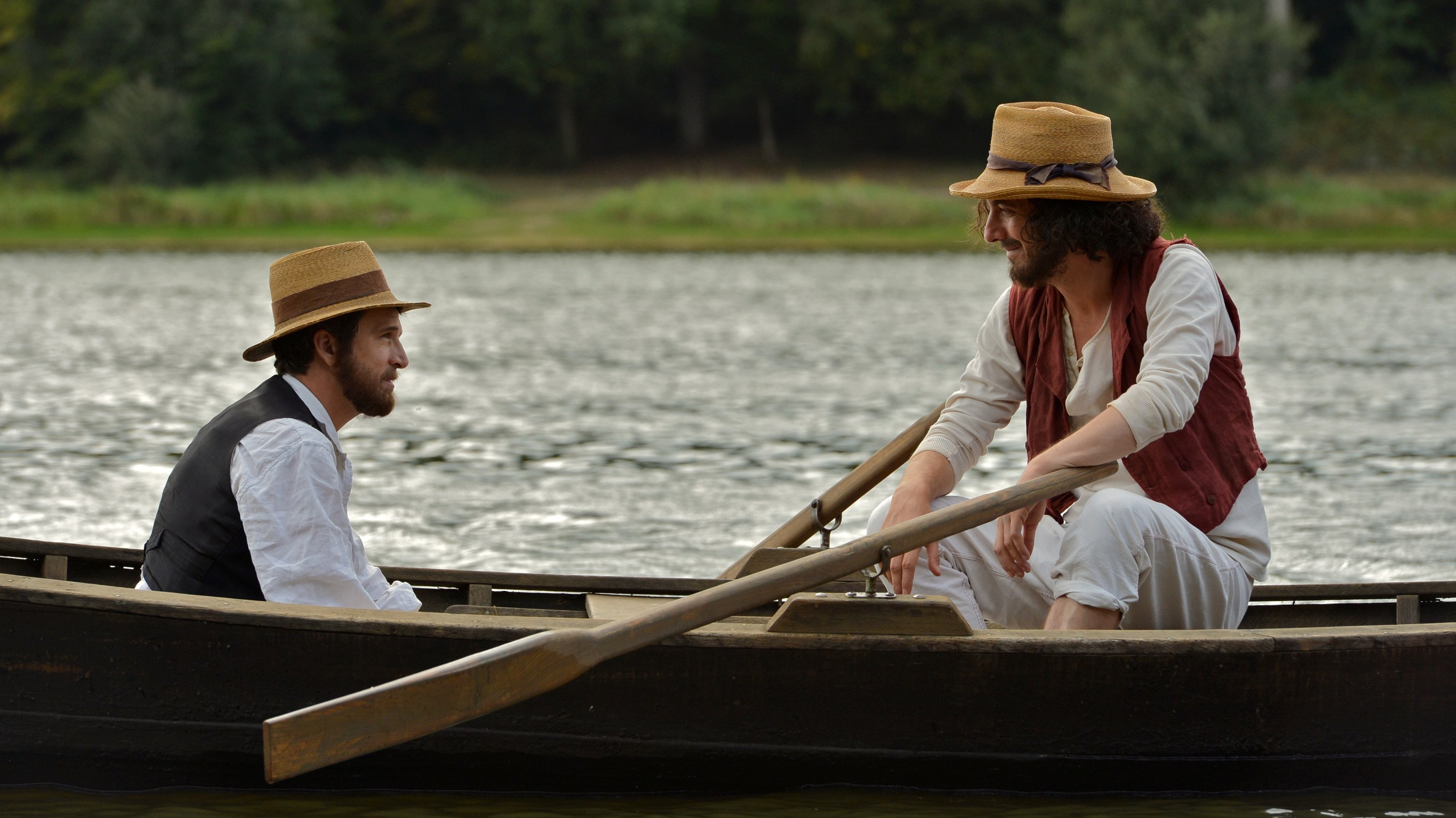 sailing, Guillaume Canet, body, water, Cezanne And I, 4K, Guillaume Gallienne, biographical film, boat, two, men, HD Wallpaper