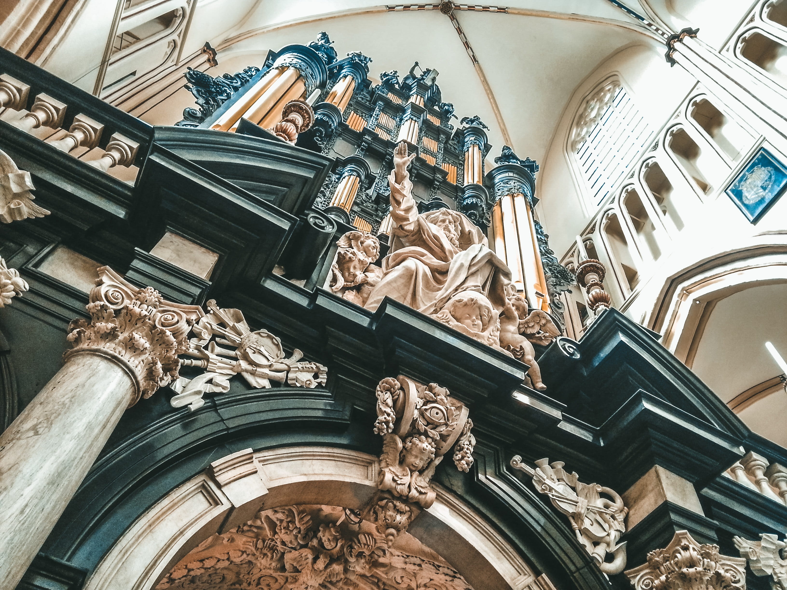built structure, catholic, creator, human representation, religion, picture, place of worship, spirituality, ceiling, art and craft, no people, god, roman, HD Wallpaper