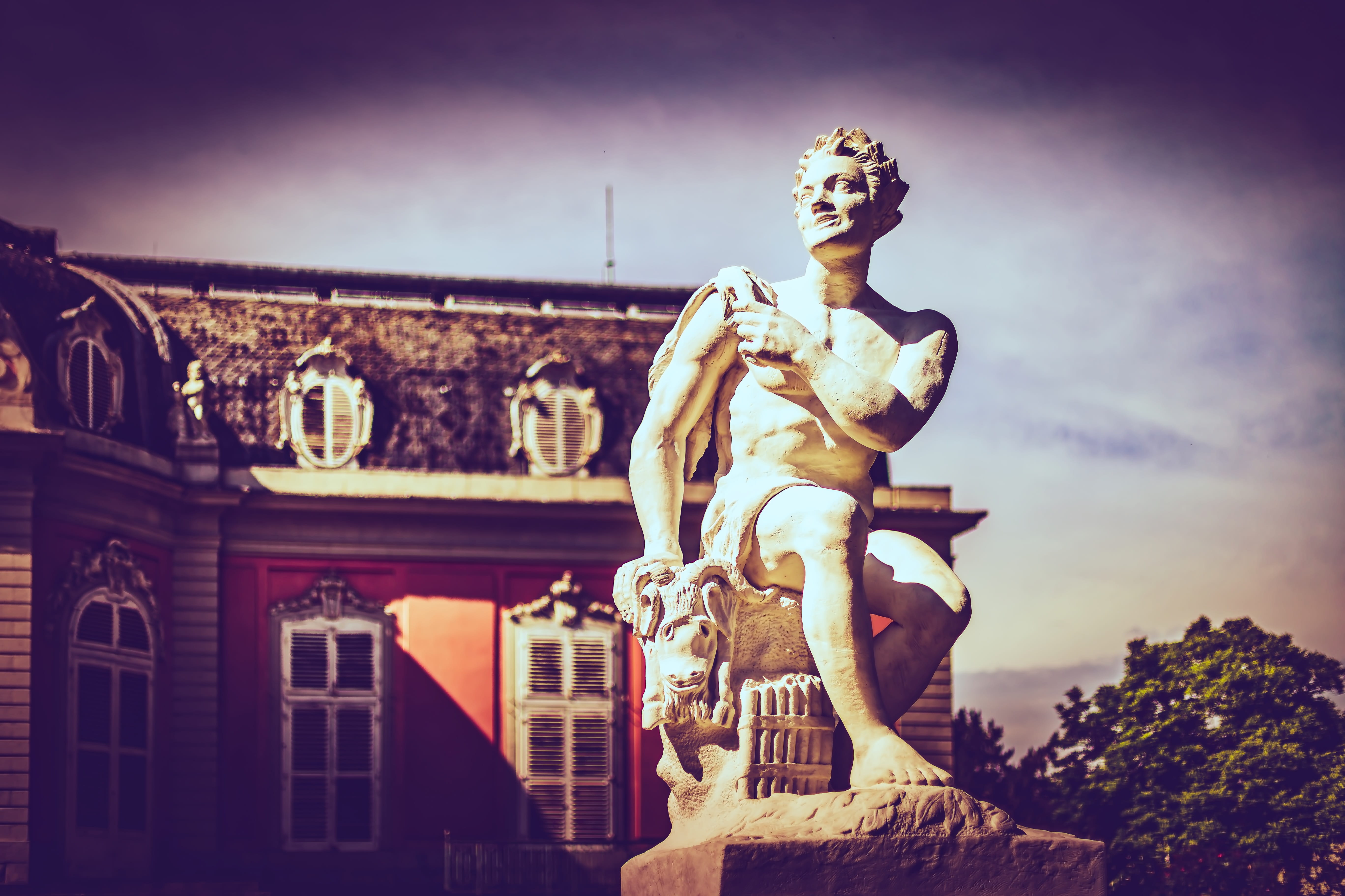 5K, nature, culture, ancient, representation, art and craft, history, human representation, low angle view, no people, statue, building exterior, creativity, HD Wallpaper