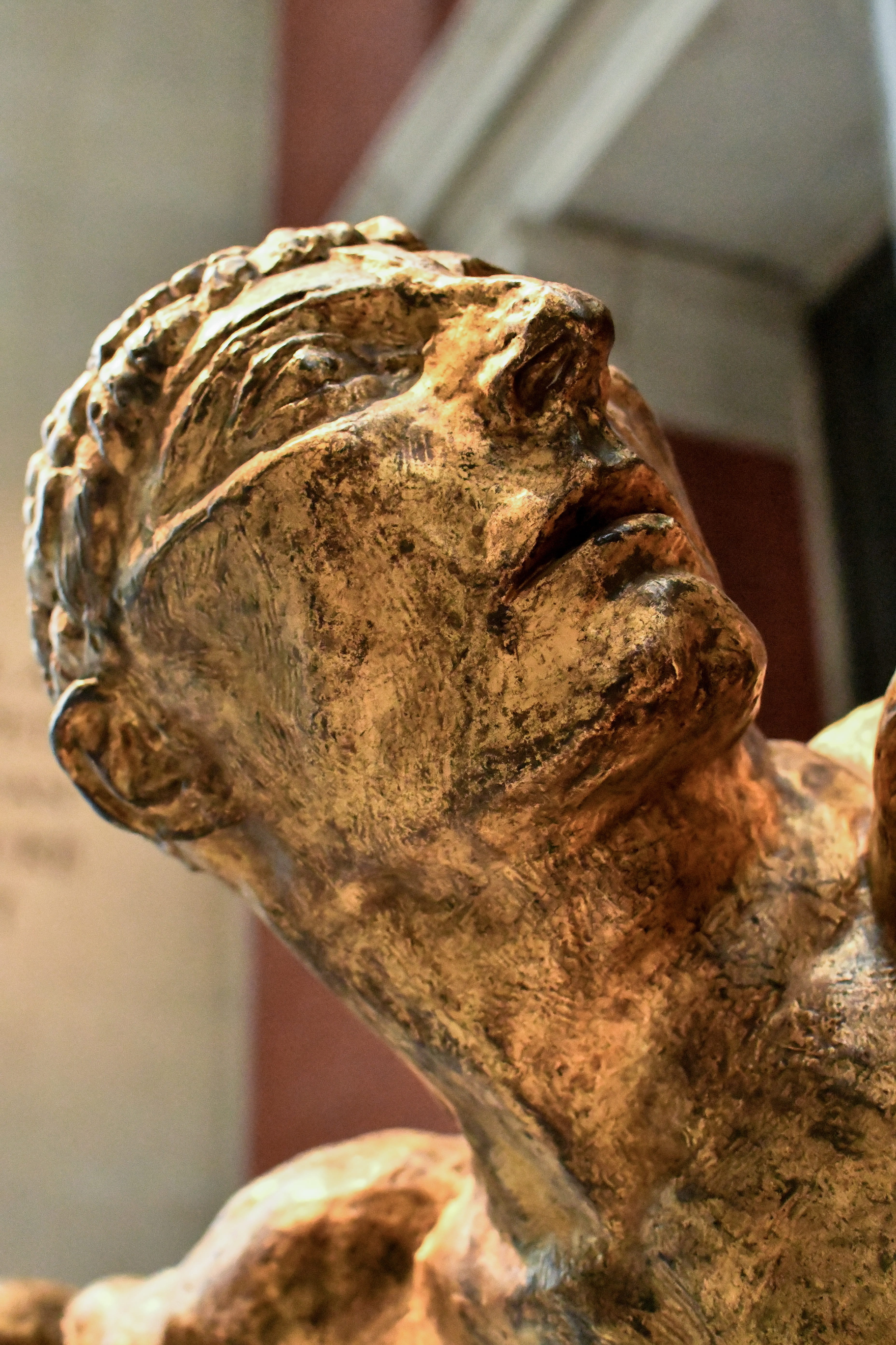 greek, day, representation, body part, statue, food and drink, no people, food, brown, museum, bread, sculpture, human representation, wellbeing, 5K, indoors, Phone HD Wallpaper