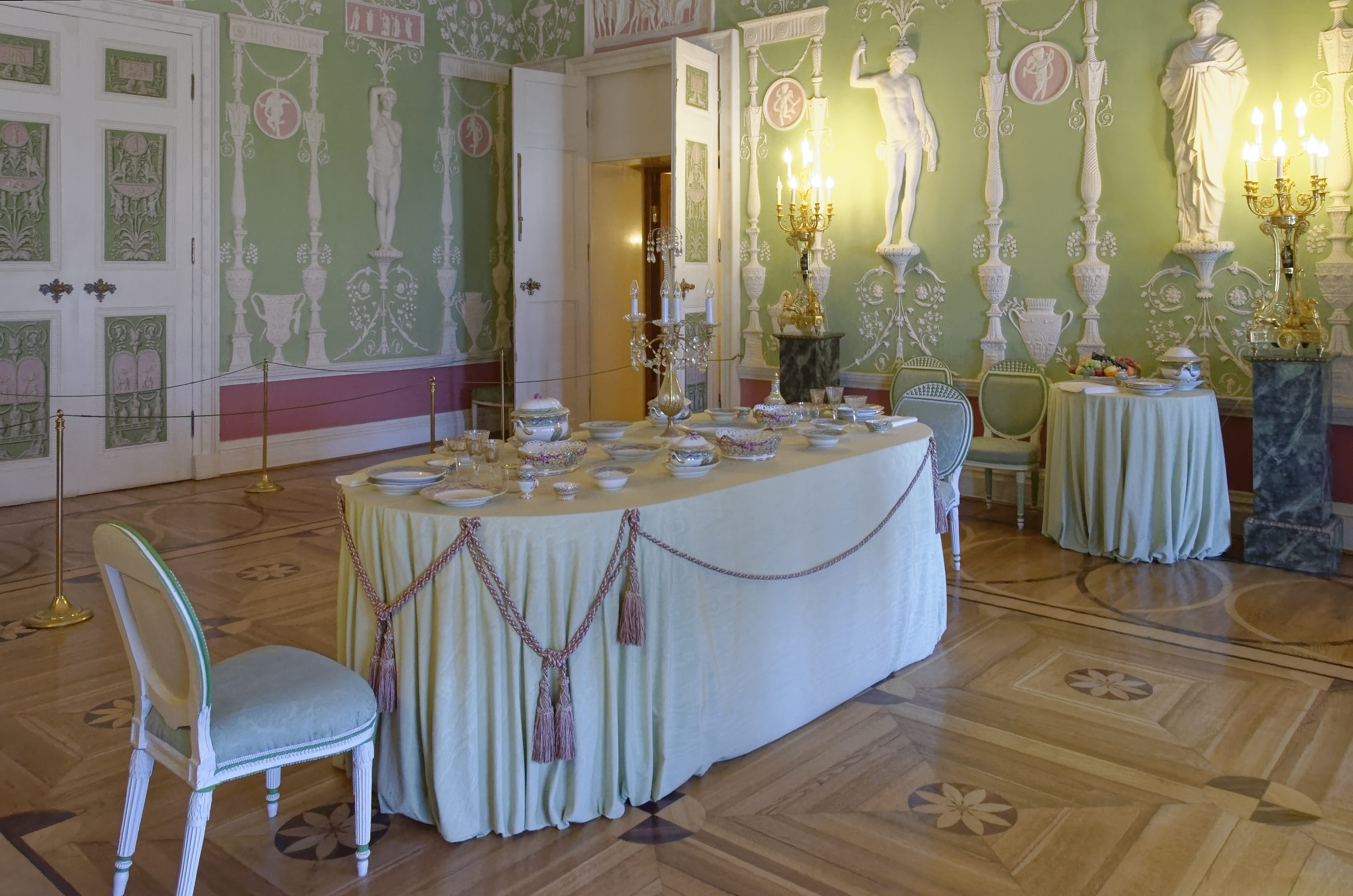 tablecloth, celebration, lighting equipment, dining table, household equipment, seat, sankt petersburg, within, home interior, setting, crockery, curtain, HD Wallpaper