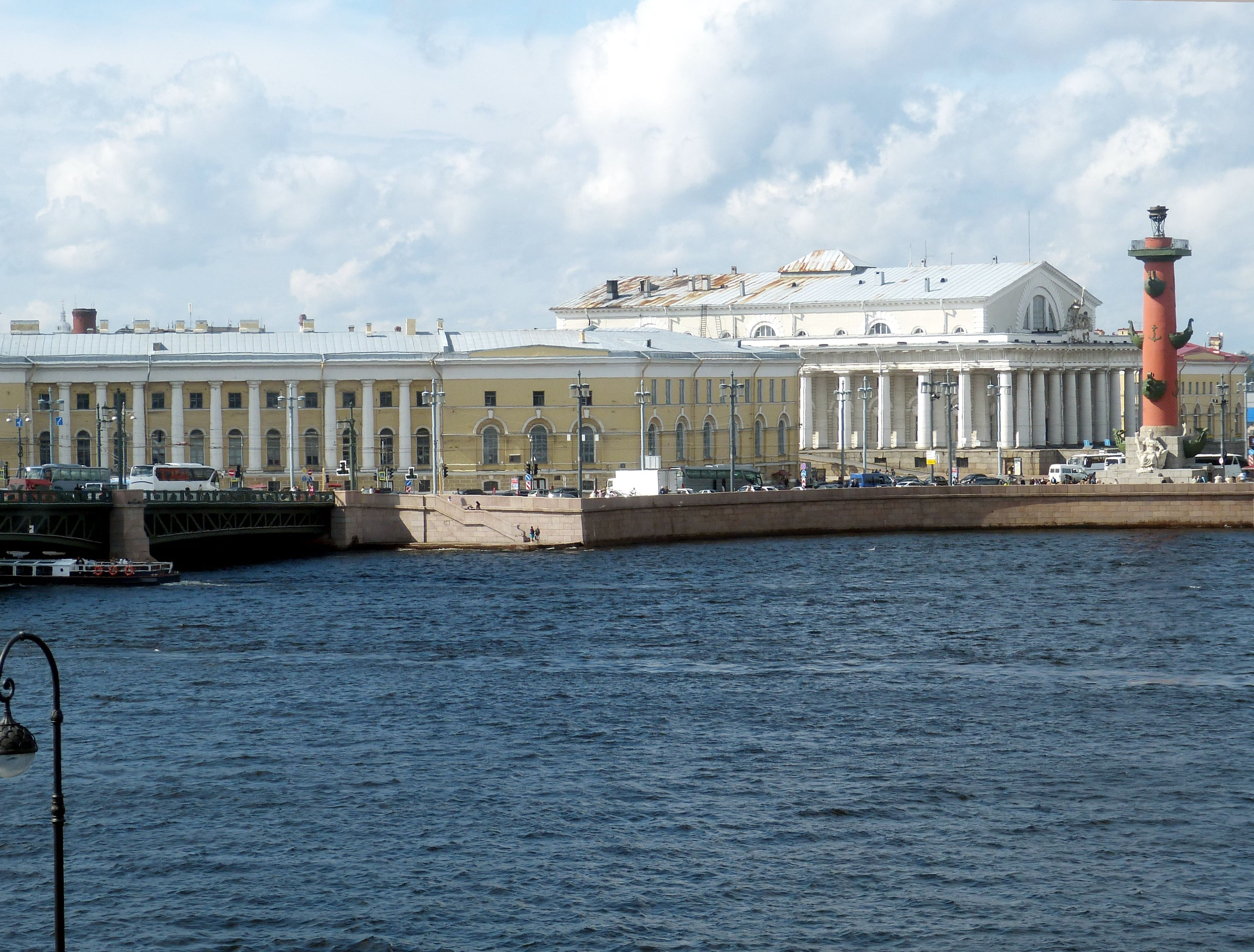 harbor, tourism, no people, building exterior, river, nature, historically, newa, pillar, old town, mode of transportation, building, st petersburg, sea, HD Wallpaper