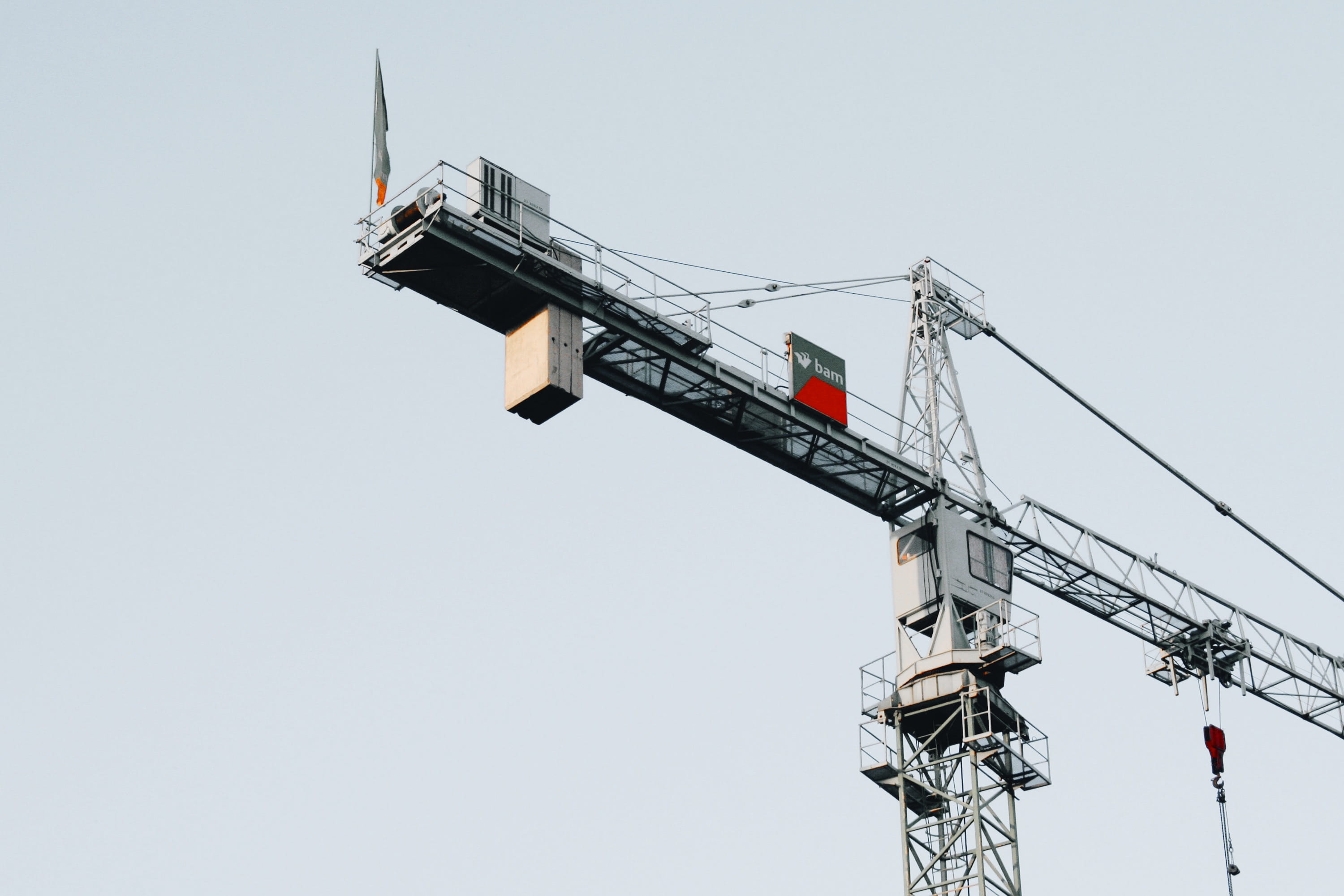 nature, urban, no people, explore, tall - high, city, architecture, white, construction machinery, building, deutschland, industry, machinery, street, height, HD Wallpaper