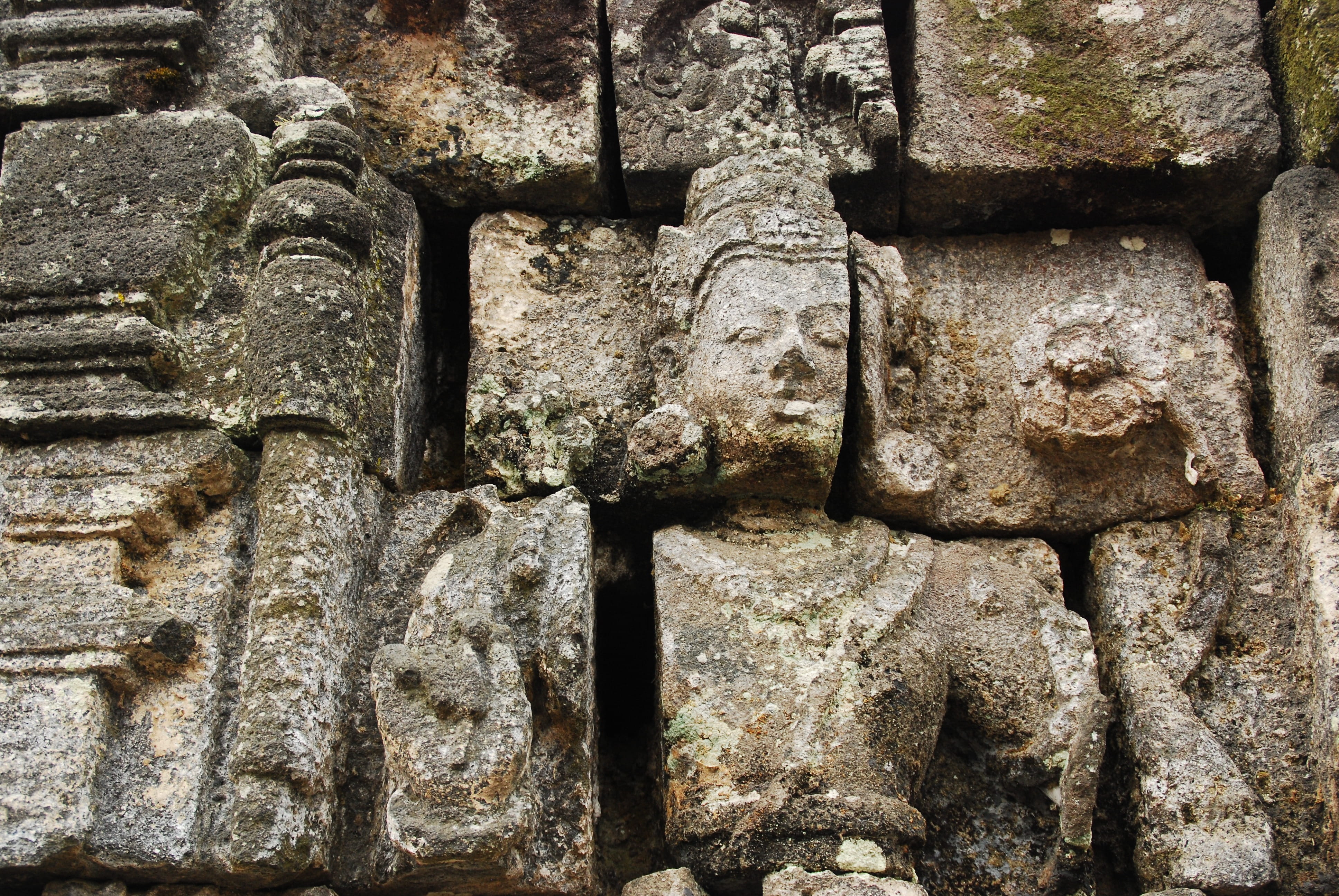 architecture, carving - craft product, craft, built structure, Pray, full frame, Worship, history, old ruin, indonesian, art and craft, asia, Statue, indonesia, HD Wallpaper