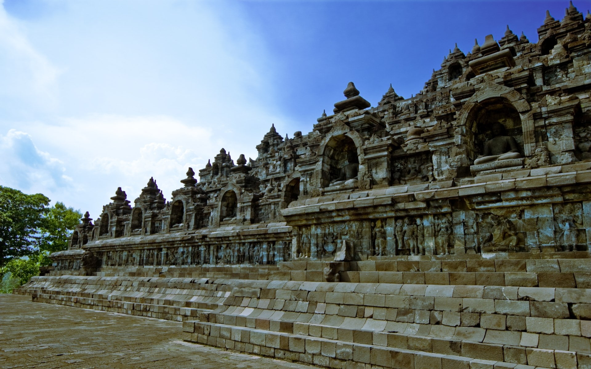 1080P, borobudur, HD Wallpaper
