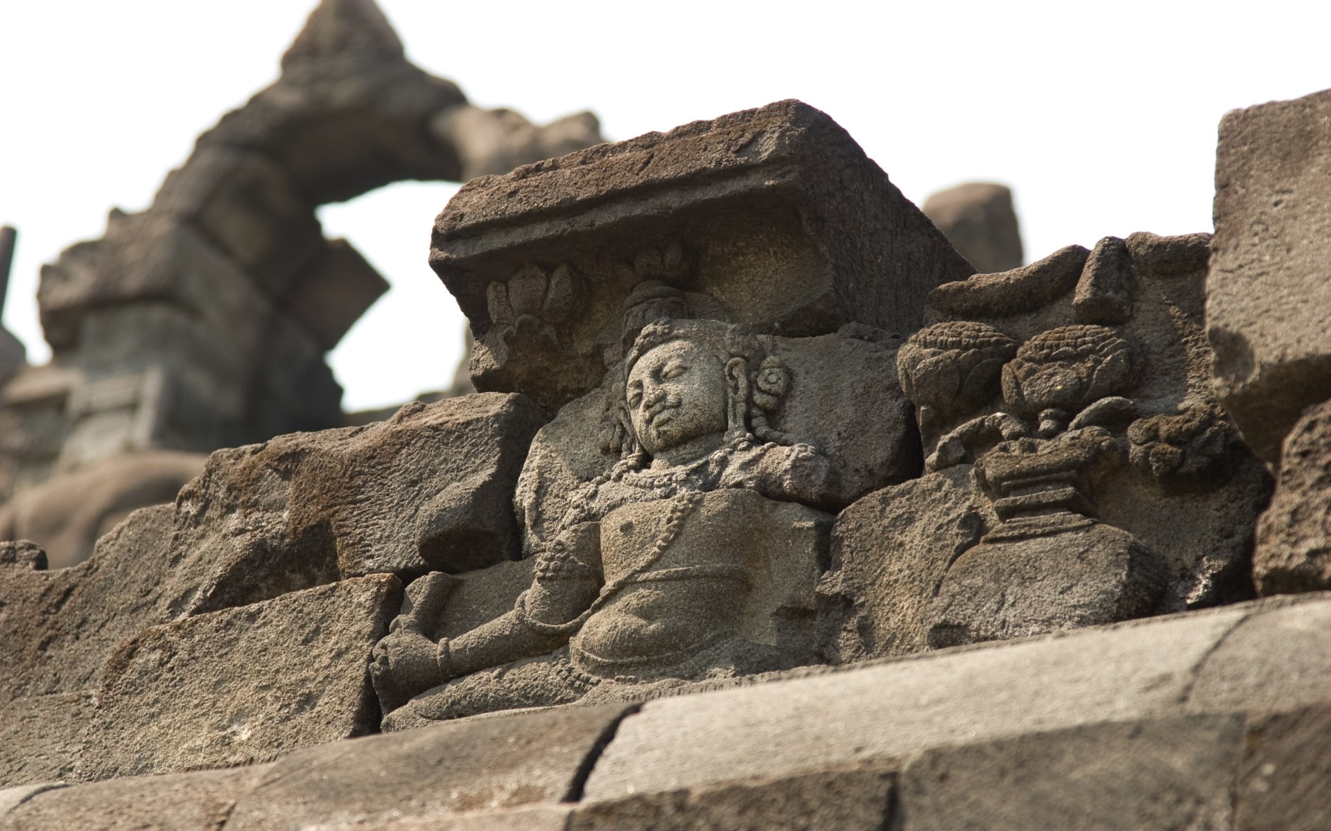 history, religion, statue, belief, stone material, archaeology, borobudur, male likeness, ancient, sculpture, craft, art and craft, architecture, creativity, HD Wallpaper