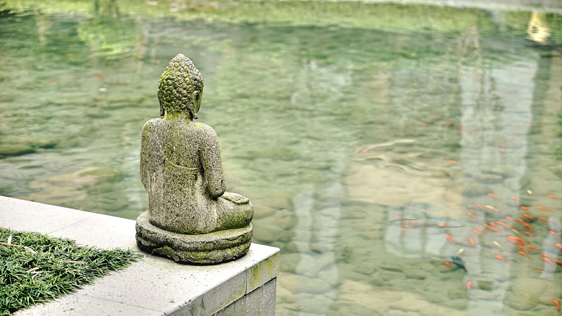 outdoors, buddha statues, representation, day, human representation, male likeness, gray, god, spirituality, old, 1080P, sculpture, religion, no people, HD Wallpaper