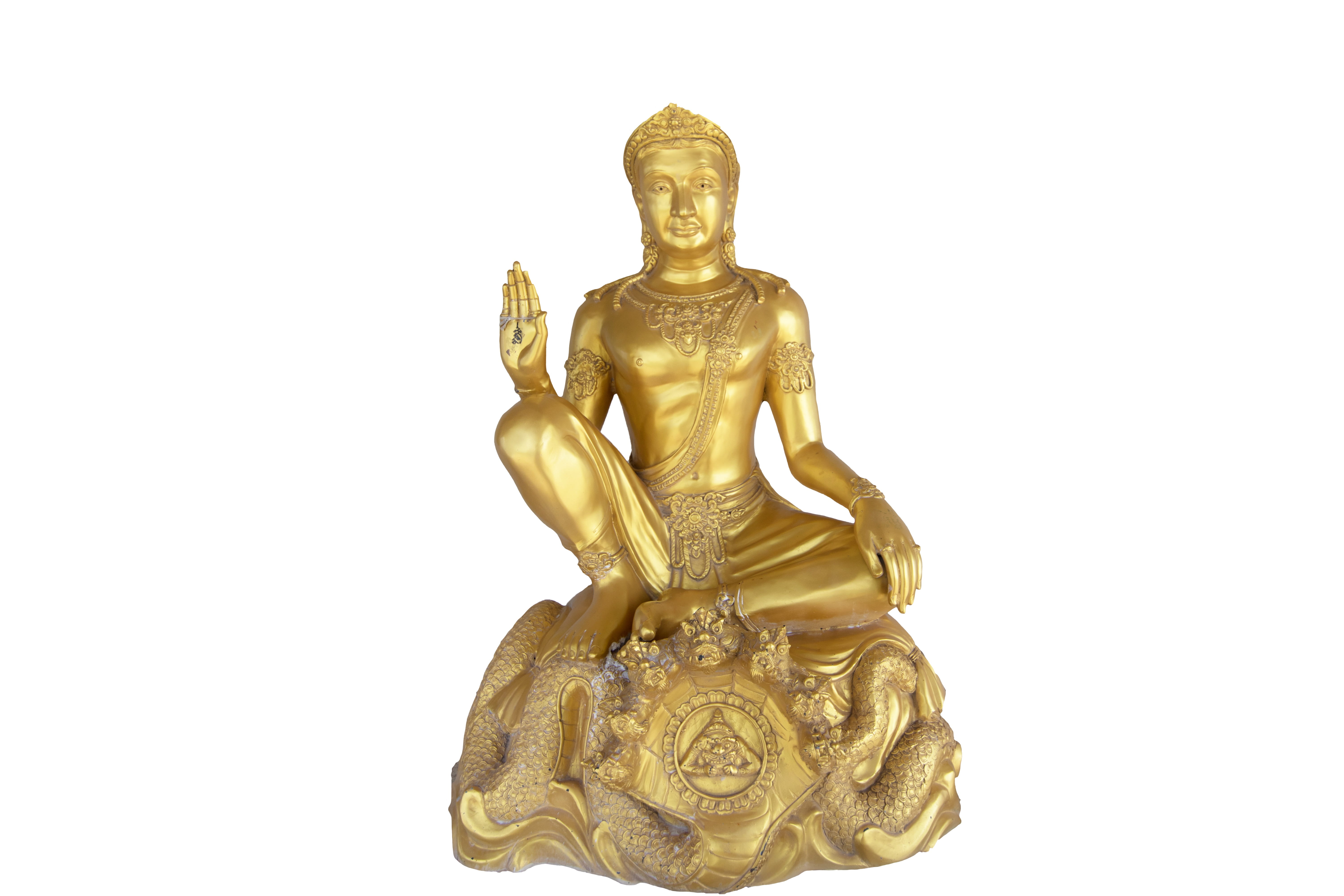 Buddha, statue, red, studio shot, culture, faith, male likeness, White, spiritual, background, craft, peace, creativity, worship, sculpture, 5K, idol, HD Wallpaper
