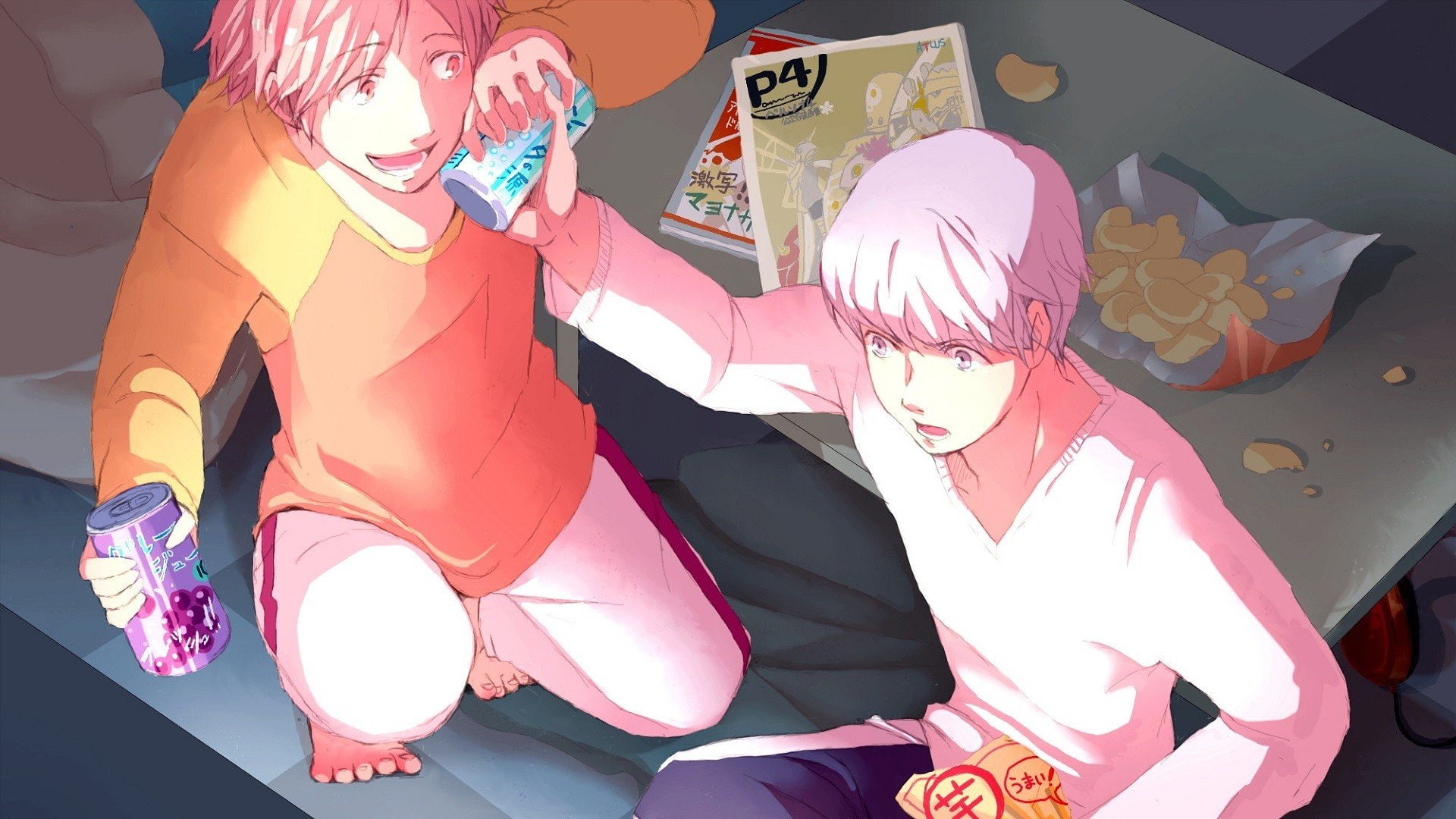 persona, yosuke, narukami, yuu, hanamura, 1080P, games, video, HD Wallpaper