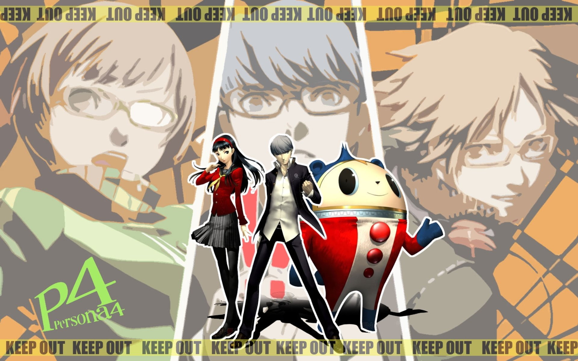 persona, hanamura, yuu, 1080P, amagi, yukiko, games, narukami, kuma, satonaka, series, yosuke, chie, video, HD Wallpaper