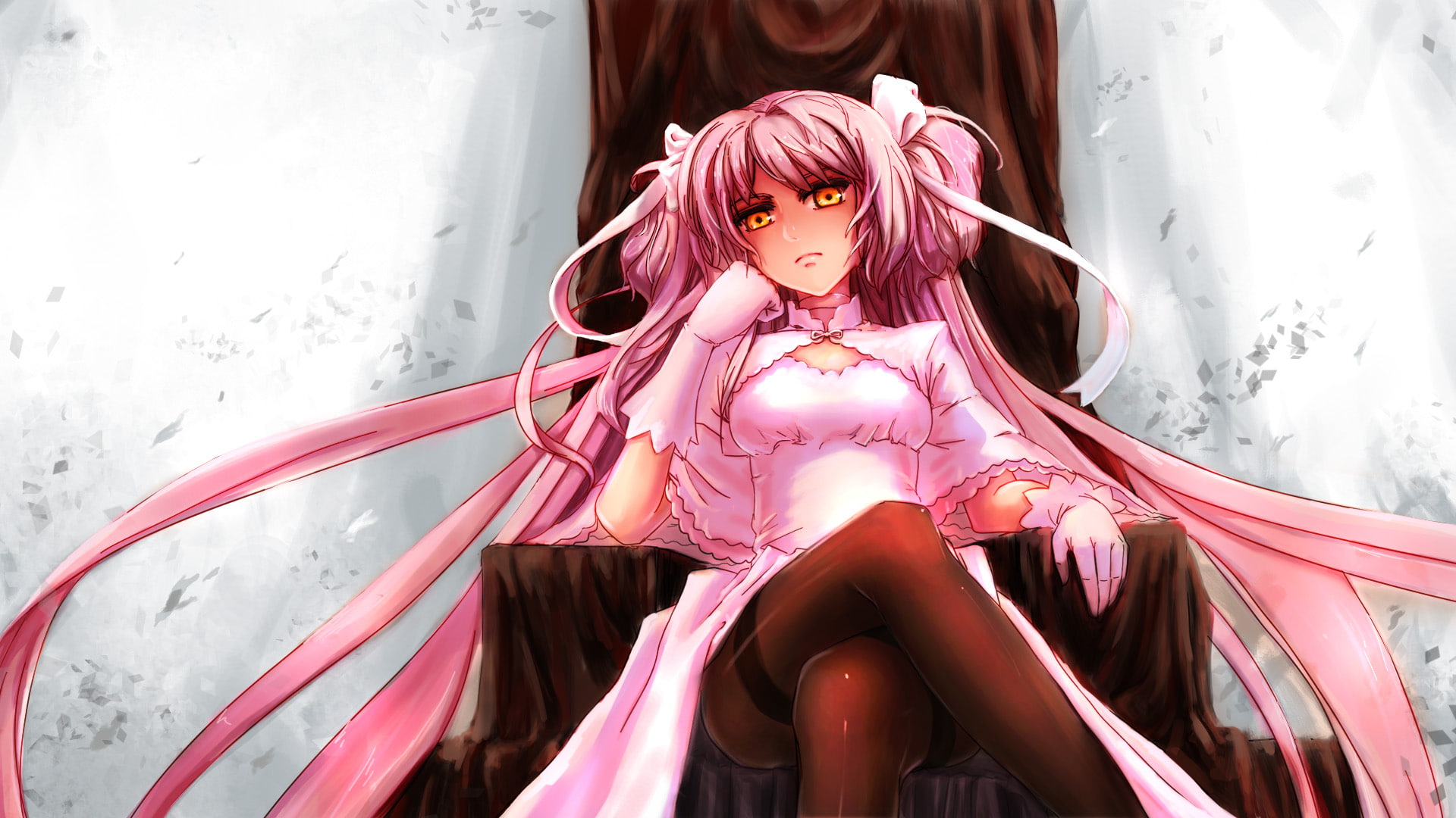 character, 1080P, pink, hd, anime, female, haired, cartoon/comic, HD Wallpaper