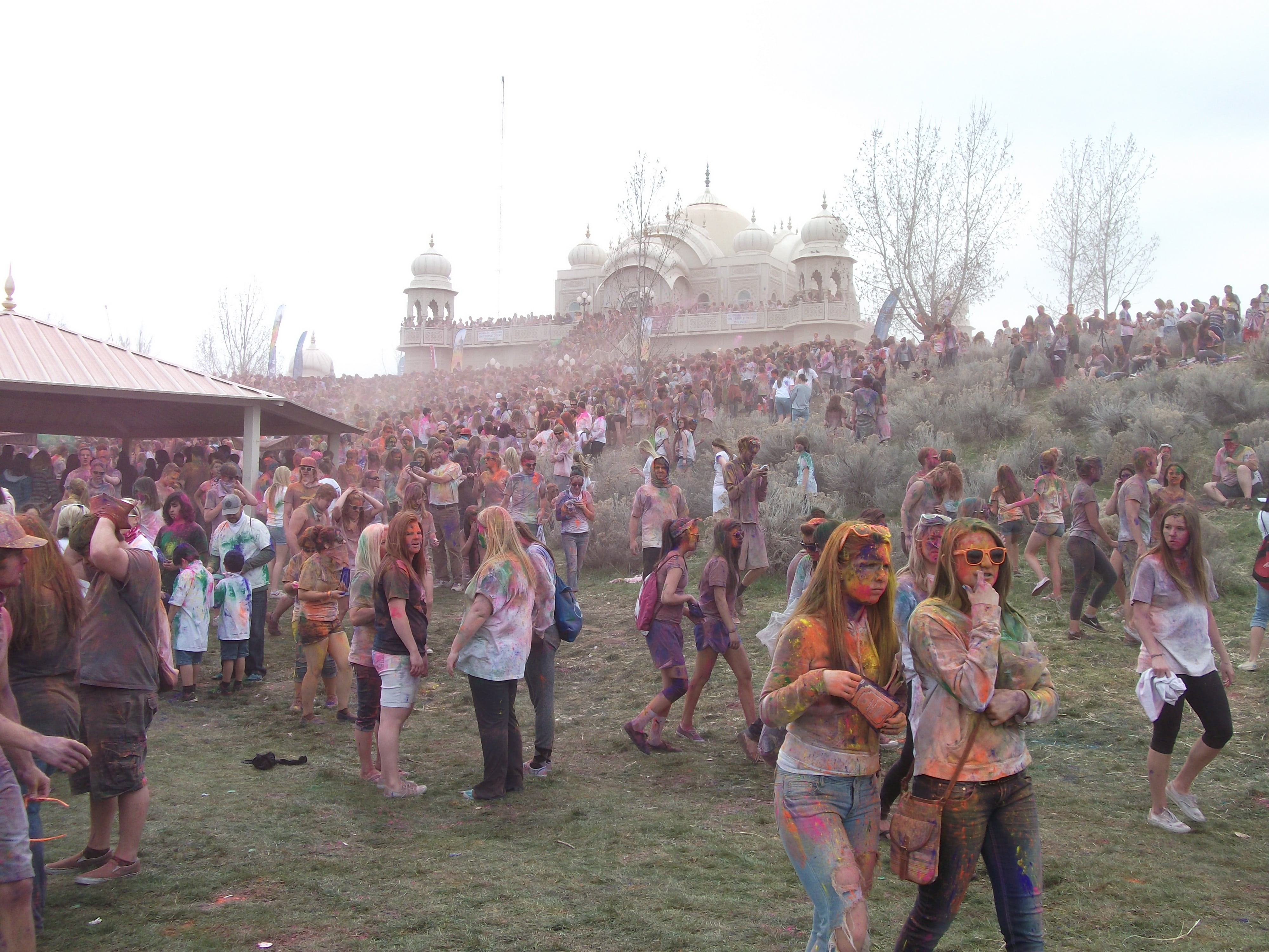 enjoyment, indian, krishna, architecture, event, 4K, large group of people, day, asia, leisure activity, women, mixed age range, temple, group of people, HD Wallpaper