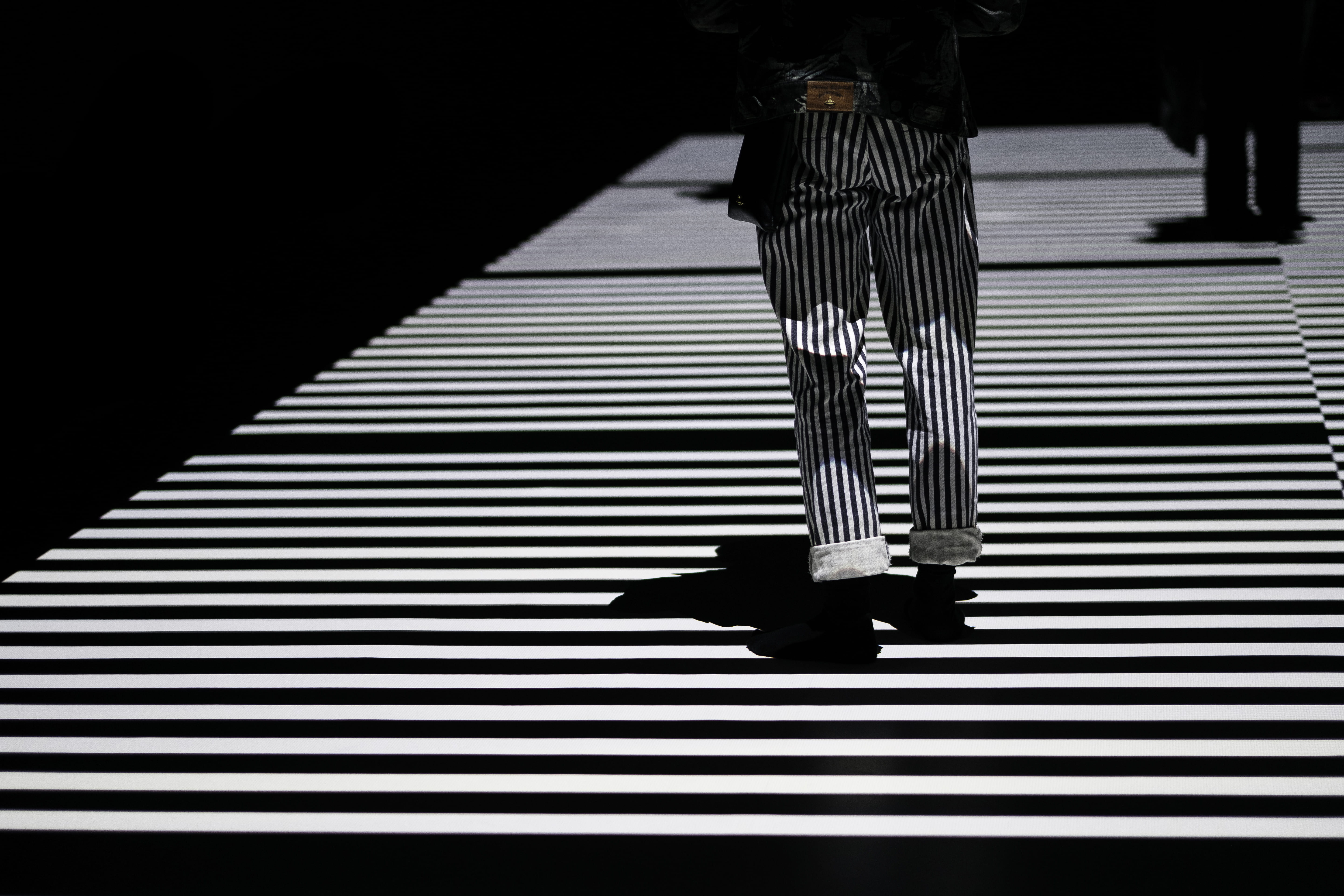 test pattern, sunlight, day, streetscape, street, striped, high angle view, white color, walking, daytime, pedestrian, lane, 5K, crossing, person, line, HD Wallpaper