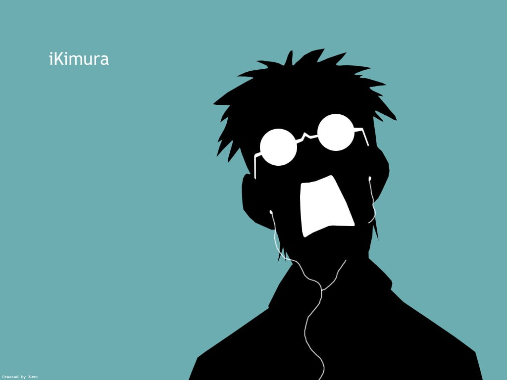 kimura, ikimura, hd, azumanga, silhouette, daioh, art, anime, 480P, azumanga daioh, parody, Ipod, HD Wallpaper