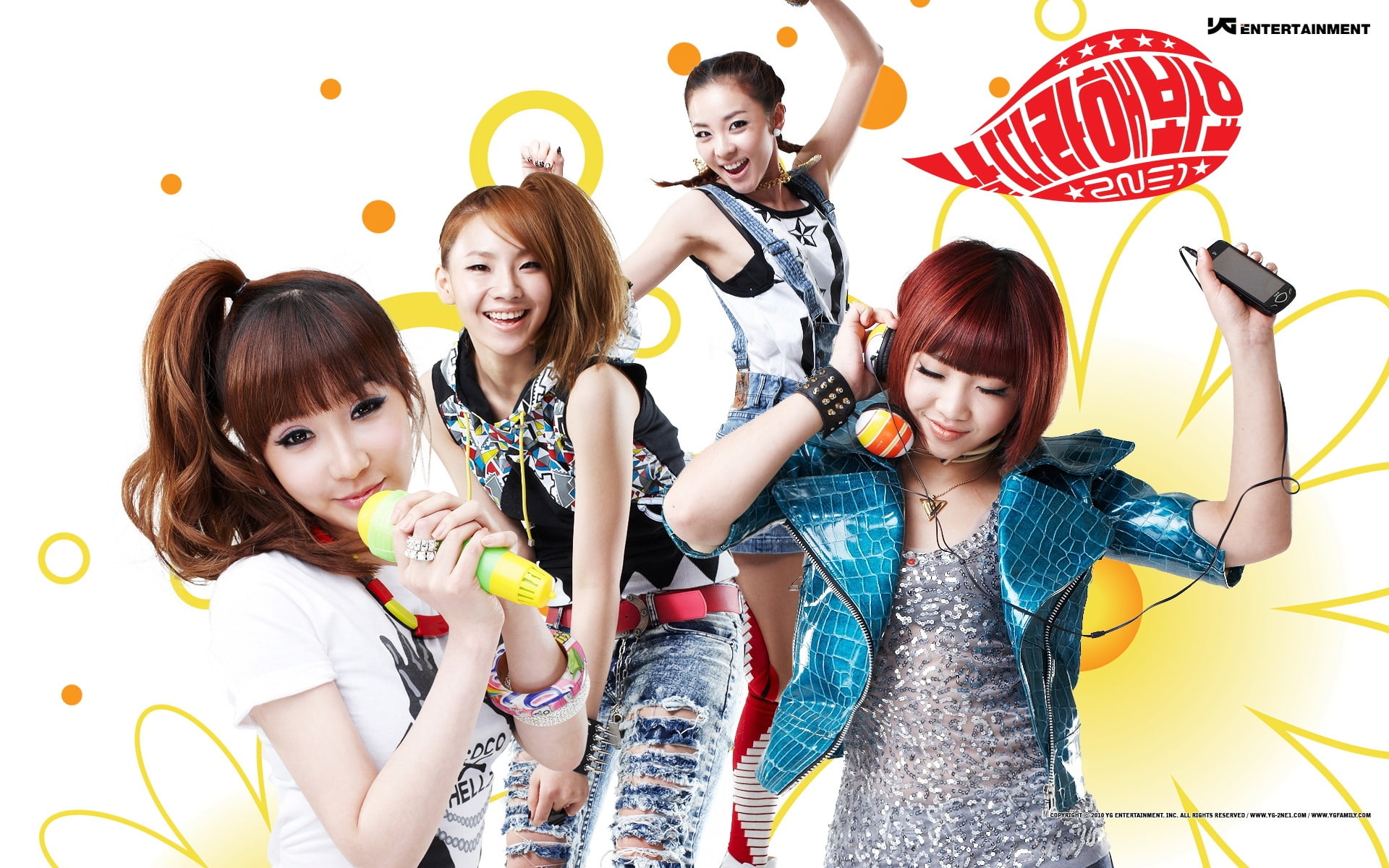 Music, 1080P, Korea, ne, 2NE1, Girls, HD Wallpaper